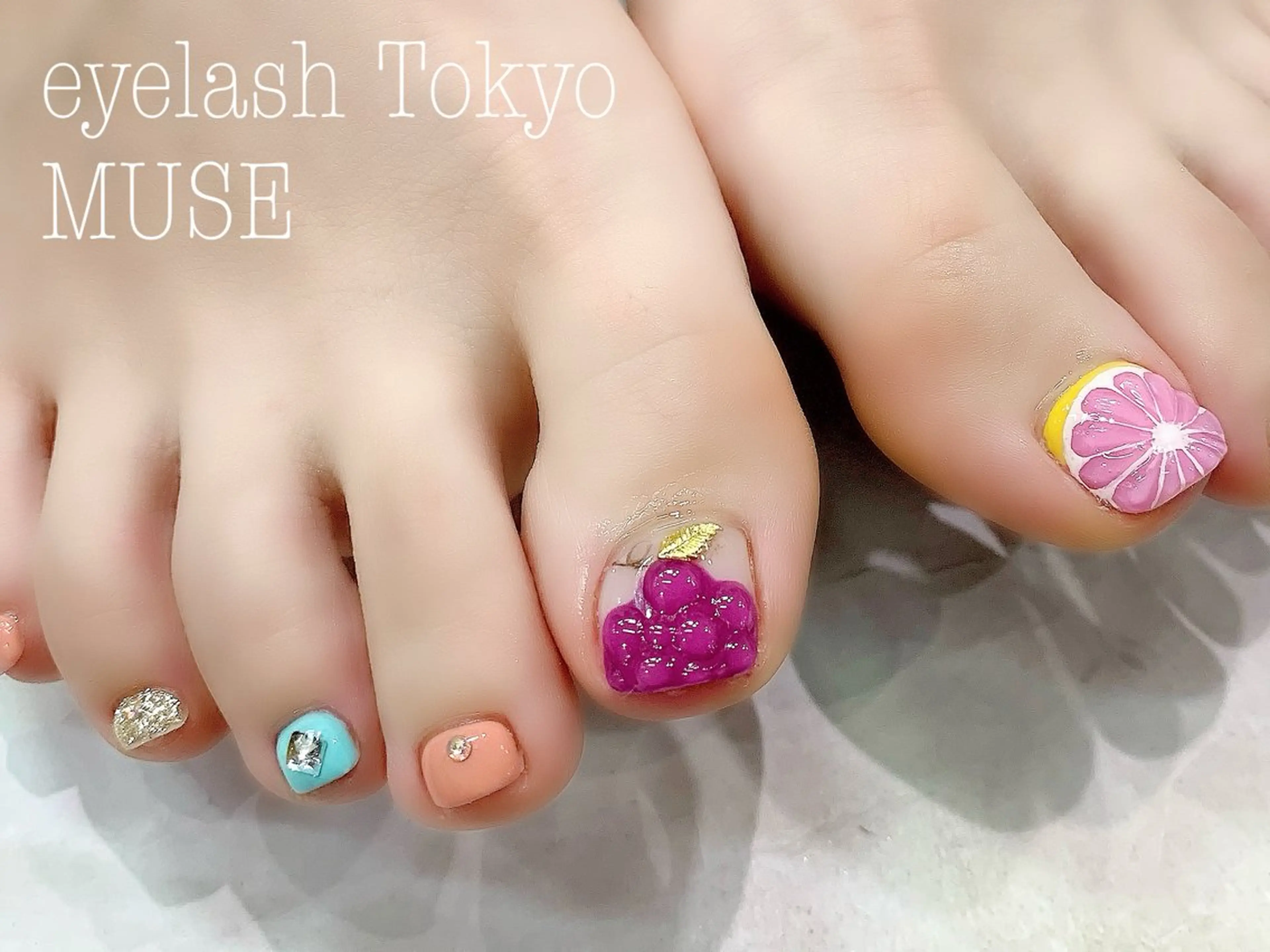 Foot👣90分アート放題コース🌈オフ有無どちらでも✨の写真