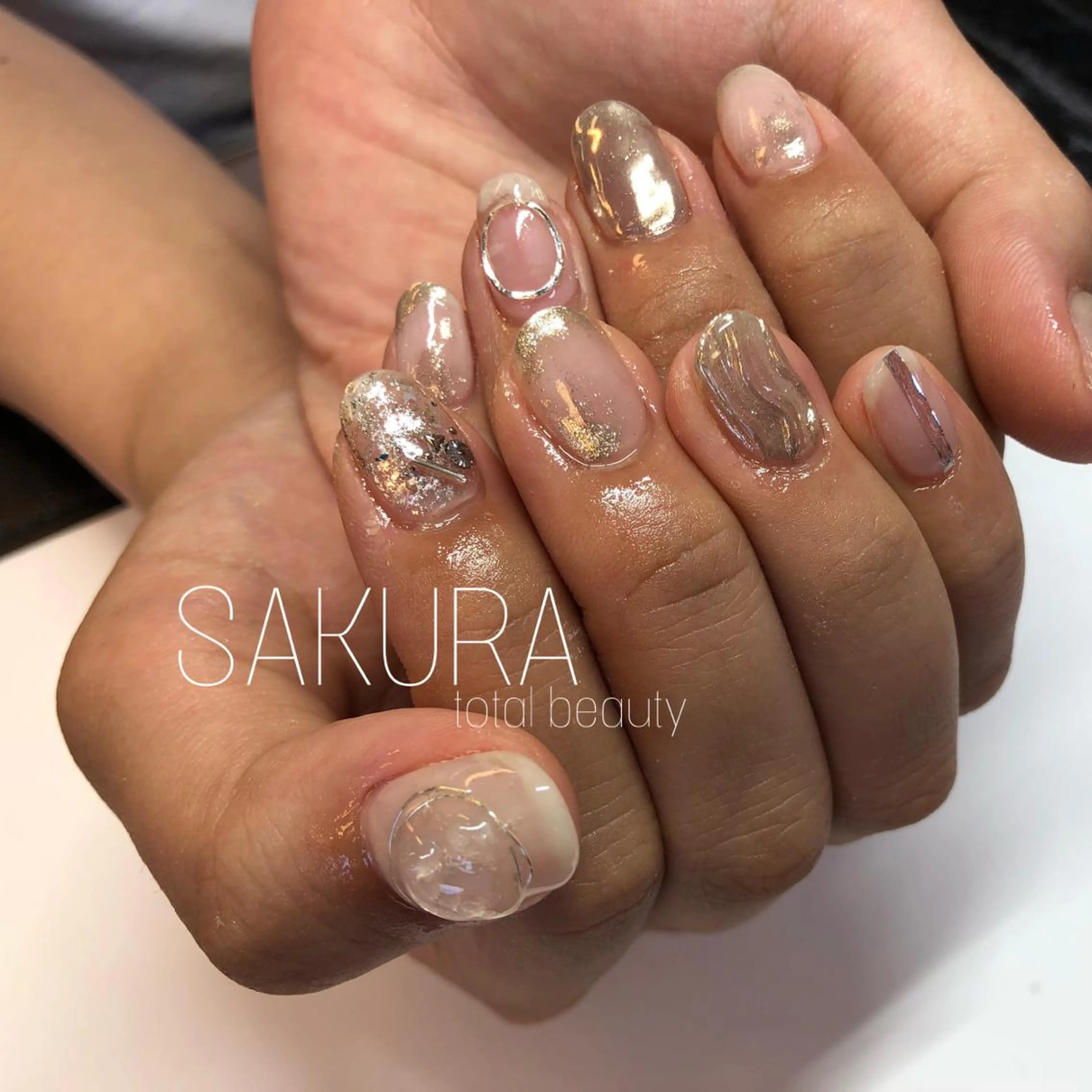 ネイル ハンドネイル フットネイル SAKURA 山野のネイルデザイン