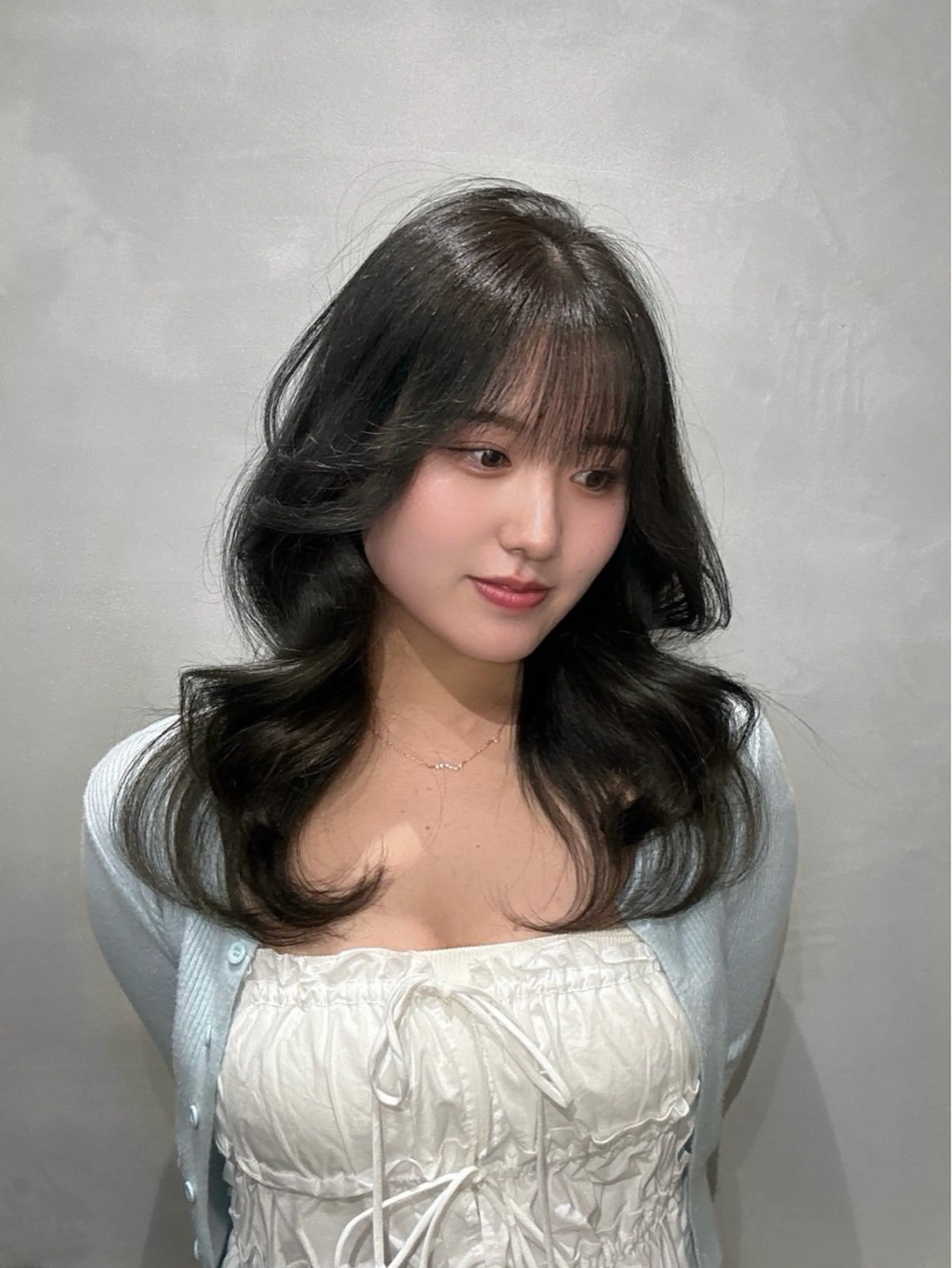 ロング ヘアカラー 韓国ヘア 🇰🇷 natsukiのヘアスタイル