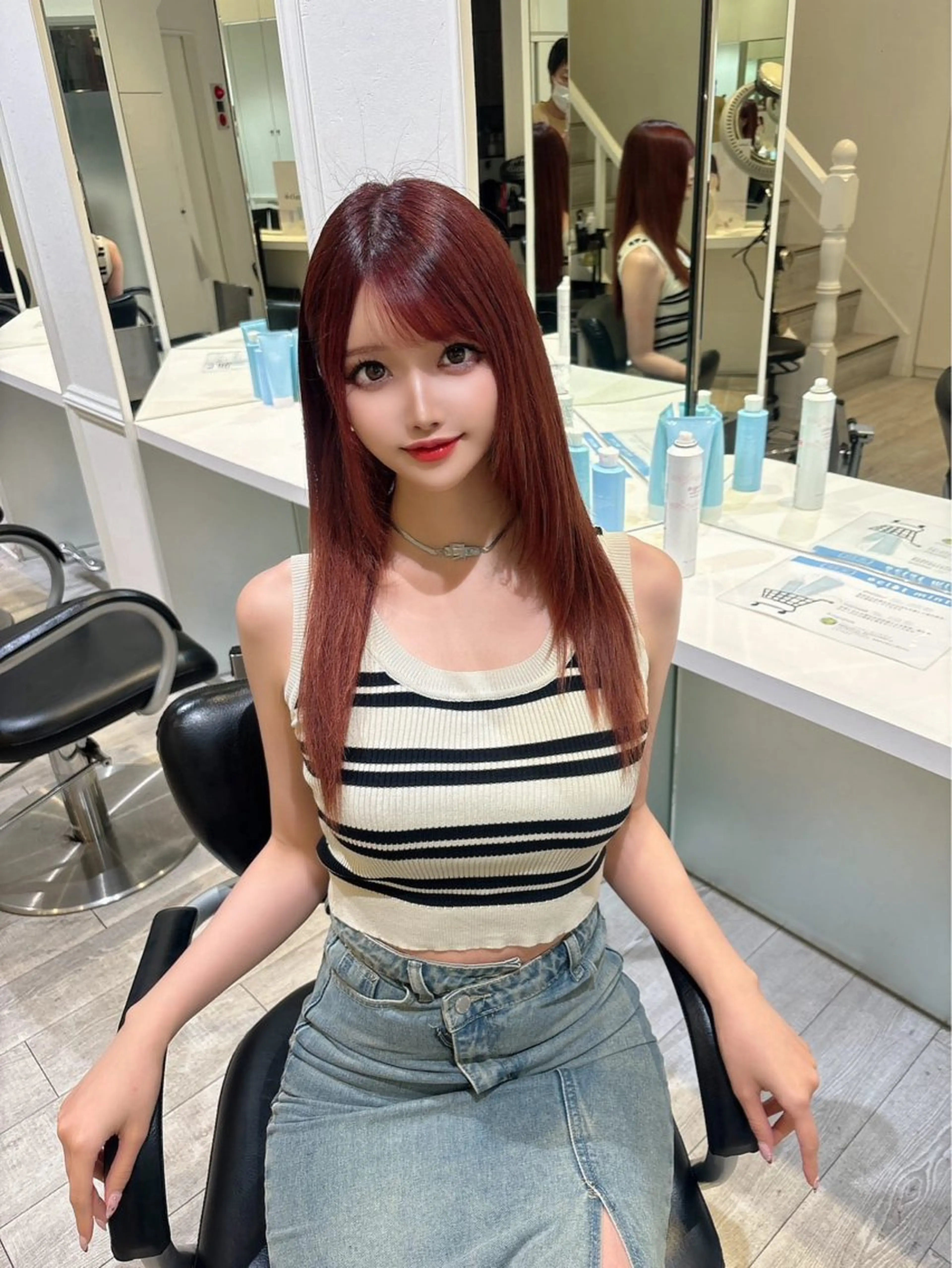 セミロング カット 縮毛矯正 💎髪質改善/縮毛矯 正特化💎鈴木一寿のヘアスタイル