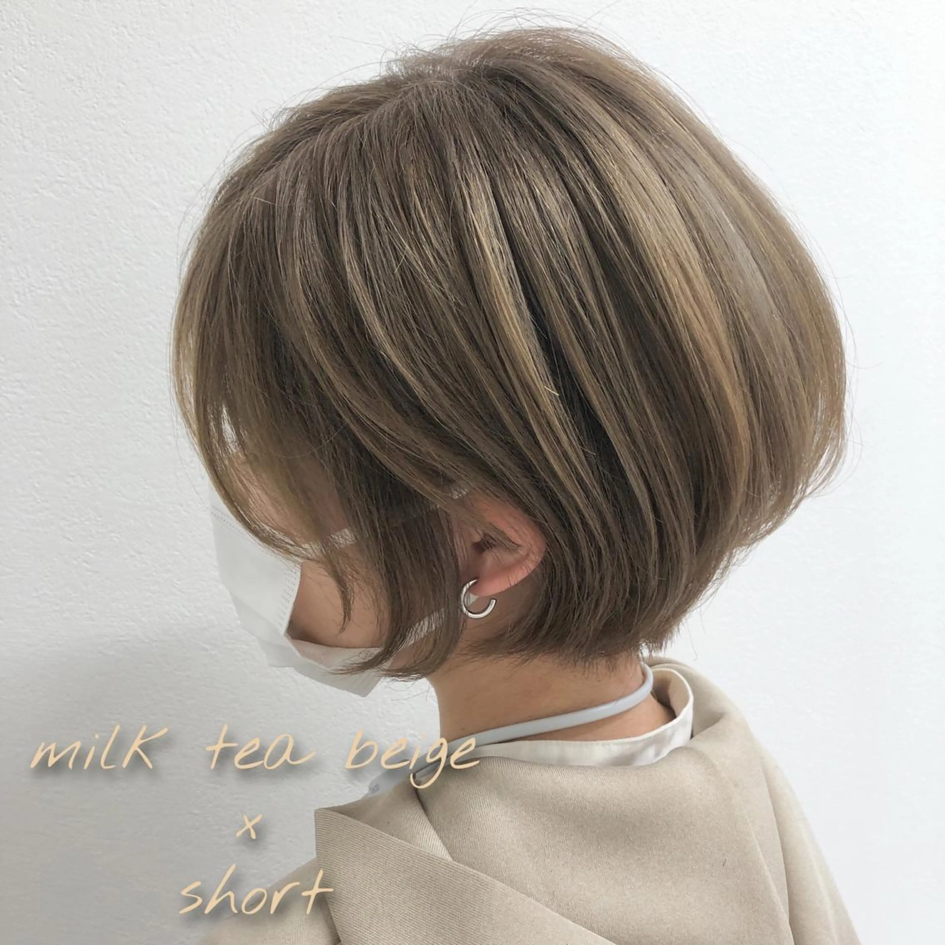 ショート 丸みショート ショートヘア 四ッ家 裕【店長】のヘアスタイル