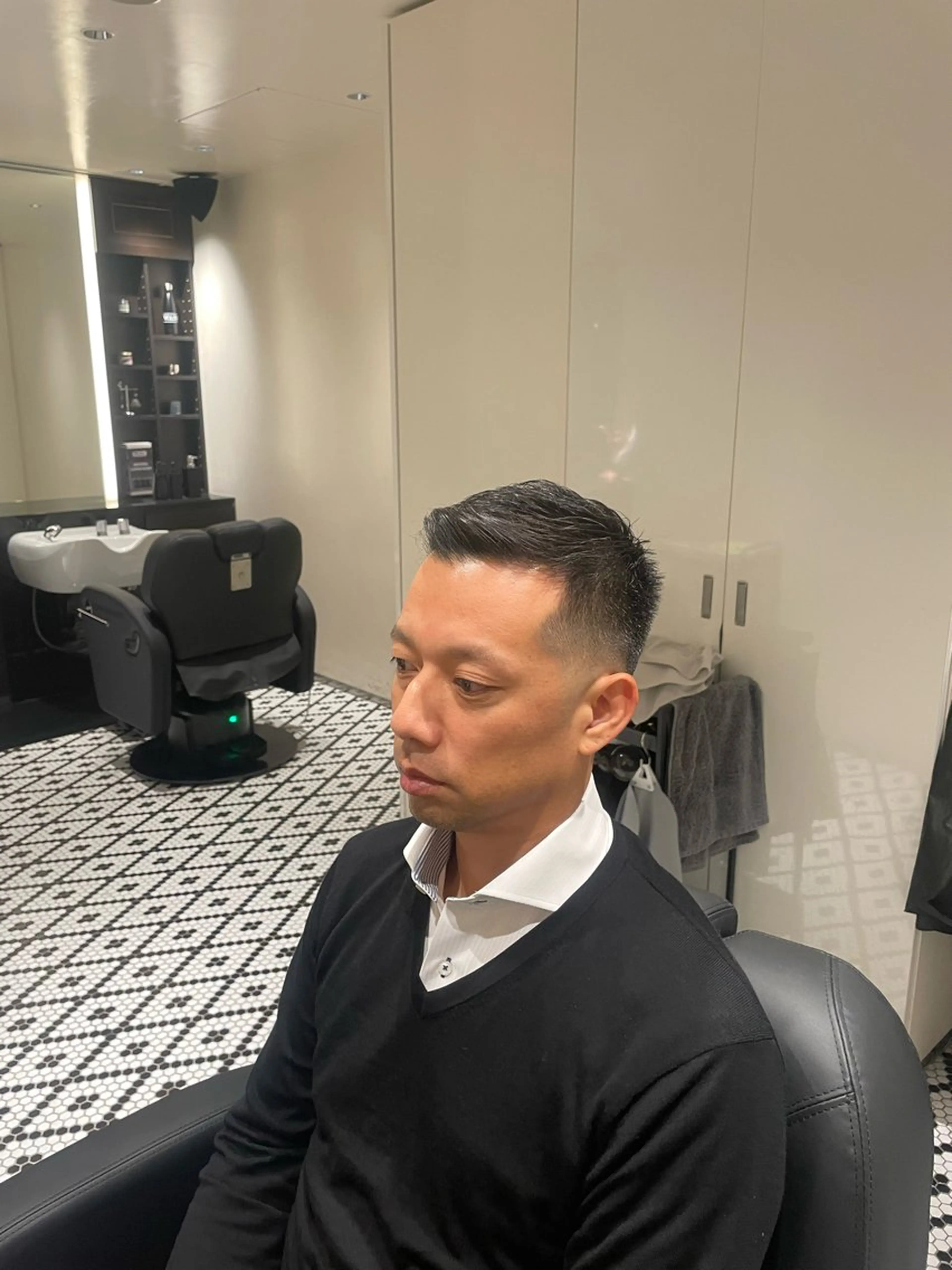 ショート メンズ ビジネス フェードカット スキンフェード 刈り上げ 坂本虎太郎💈メンズ モデル募集中💈のヘアスタイル
