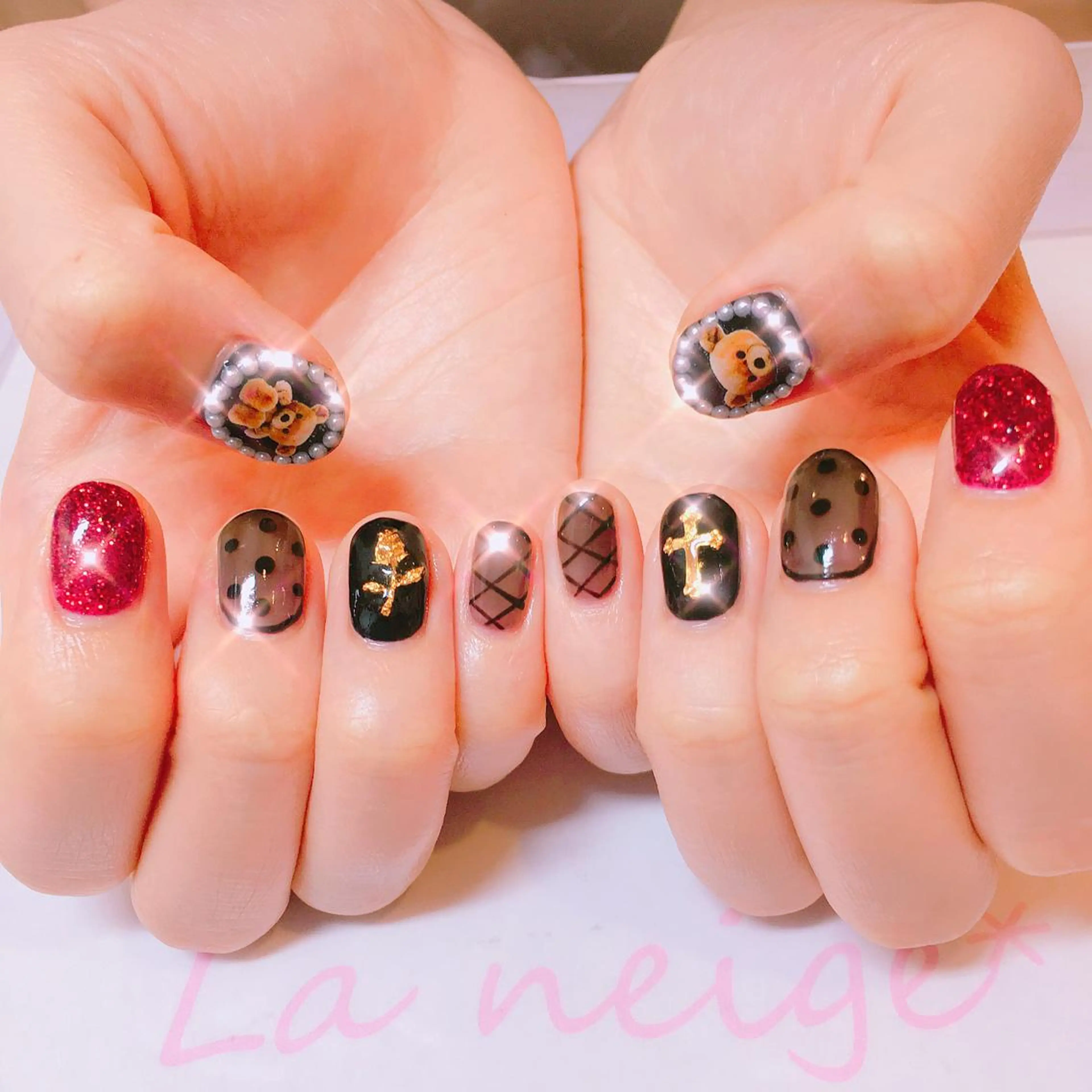 ネイル La neige* yuki 🥯🍑のネイルデザイン