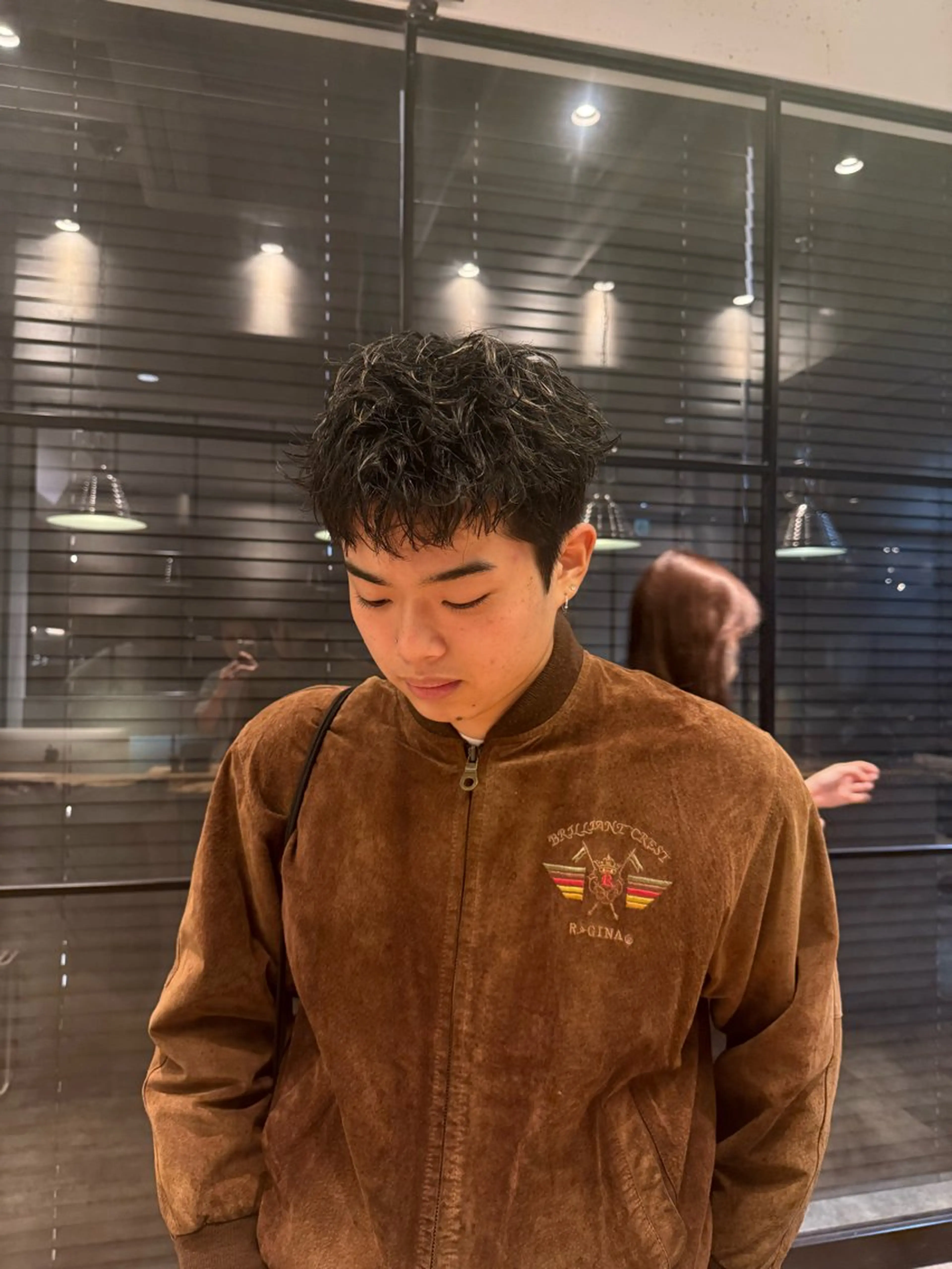 ショート パーマ メンズ メンズパーマ ショートヘア カット パーマ heavenly by HAVANA新宿所属・メンズショート/ピン パーマ/新宿/フウガのヘアスタイル