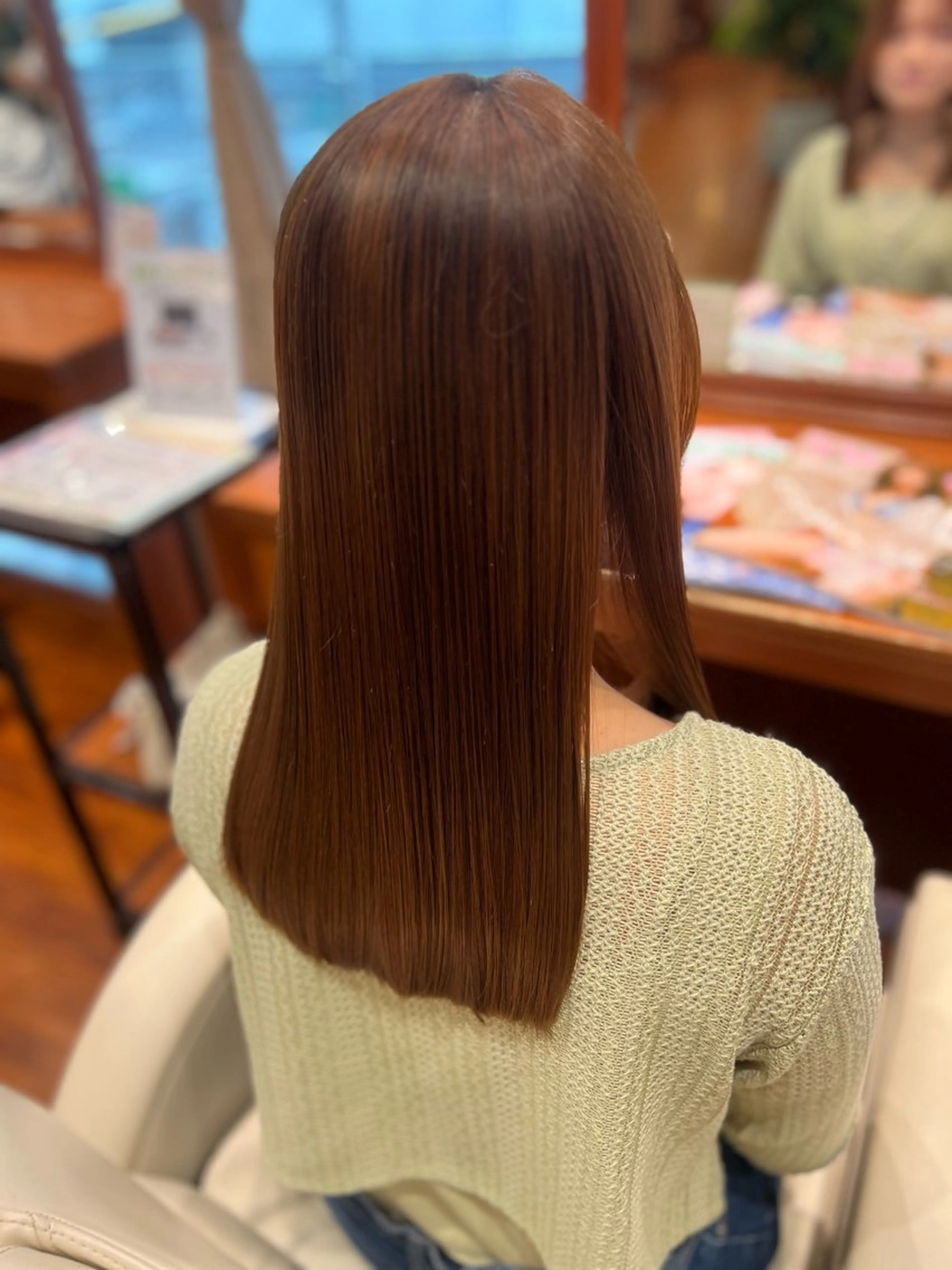 セミロング 髪質改善 グラースアンジュ浦和ワシントンホテル店所属・新井 愛佳のヘアスタイル