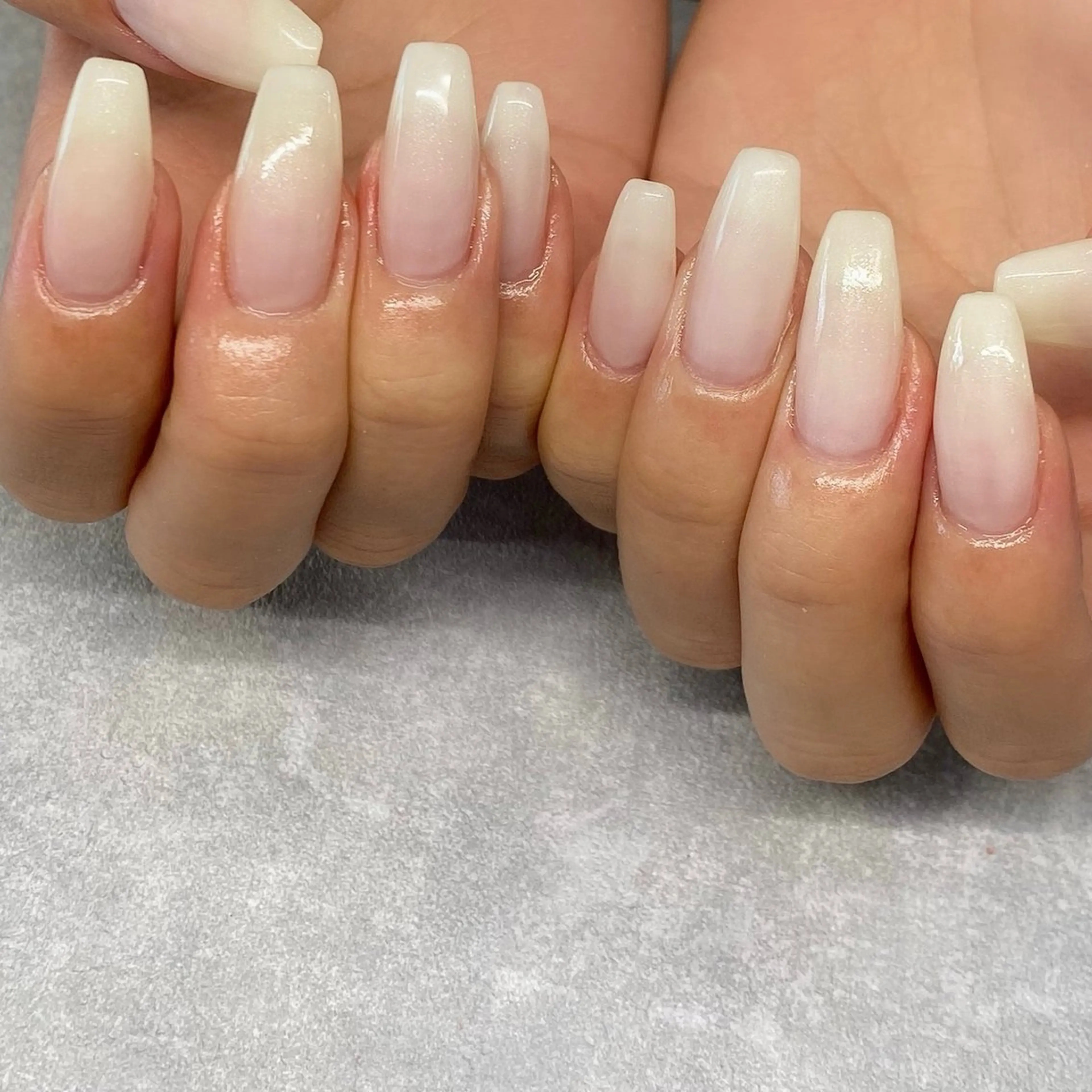 ネイル ホワイト ハンドネイル KONDO RIHO♡のネイルデザイン