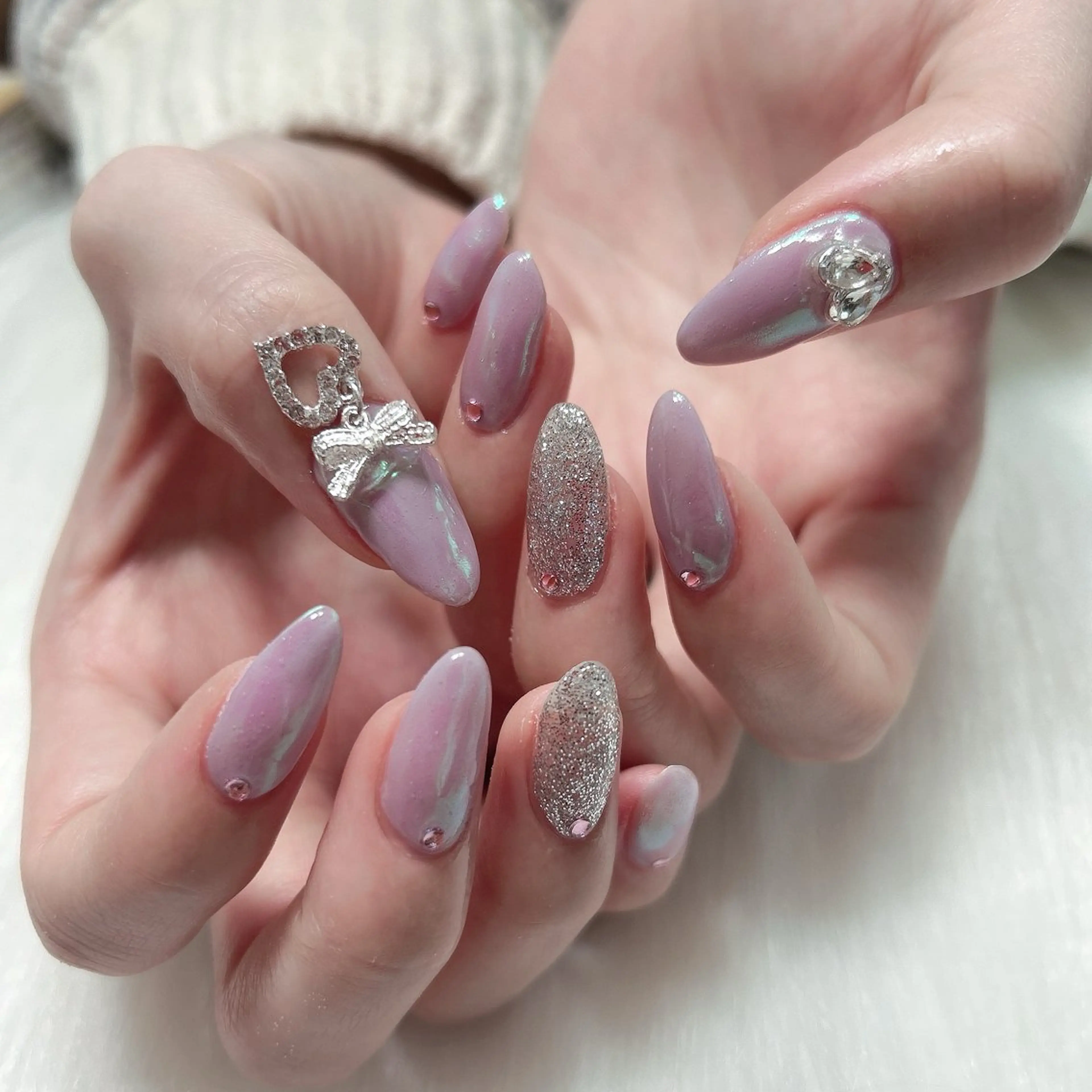 ネイル 持ち込み ハンドネイル フットネイル Adite nailのネイルデザイン