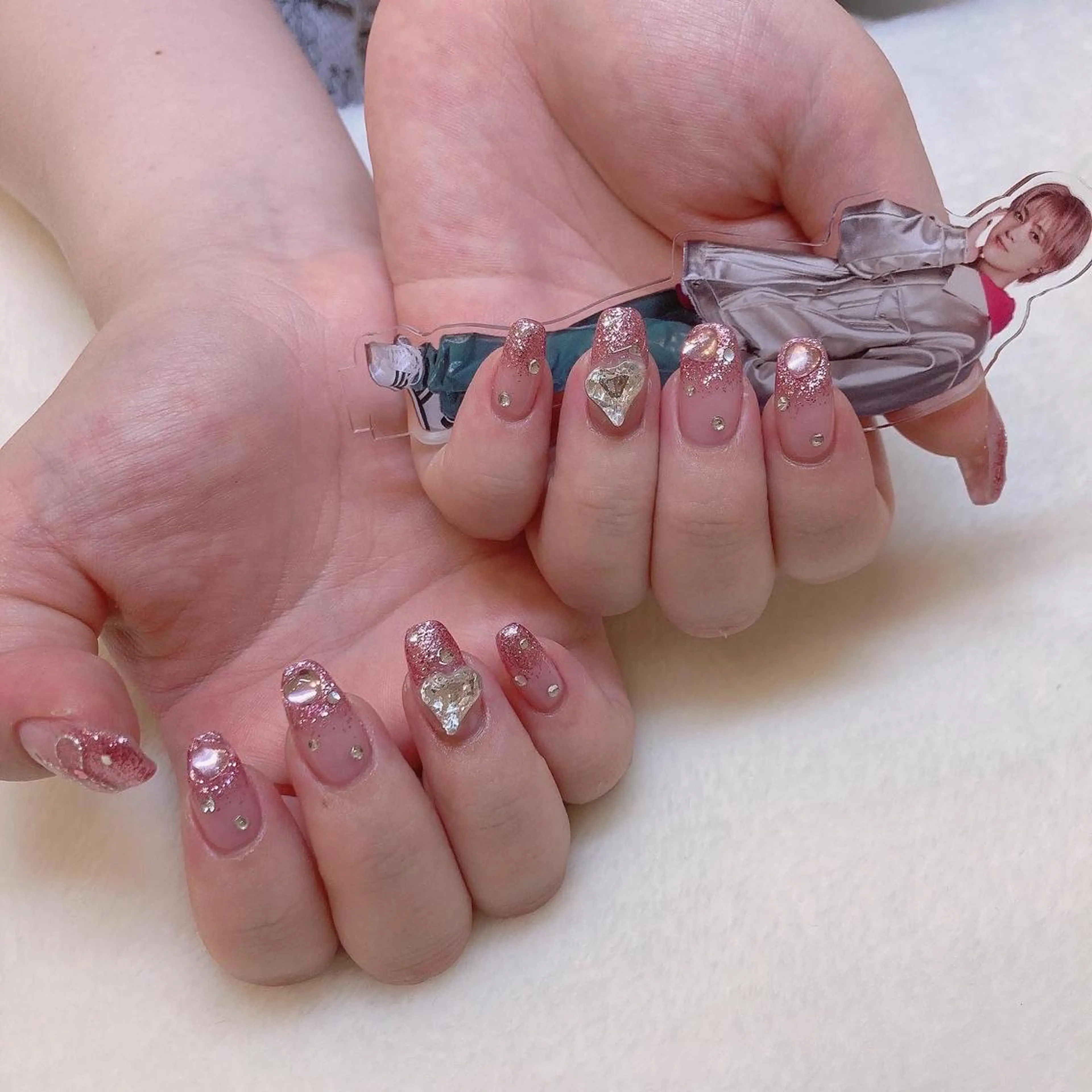 ネイル ハンドネイル 韓国ネイル/ワンホン ネイル🎀表参道3分のネイルデザイン