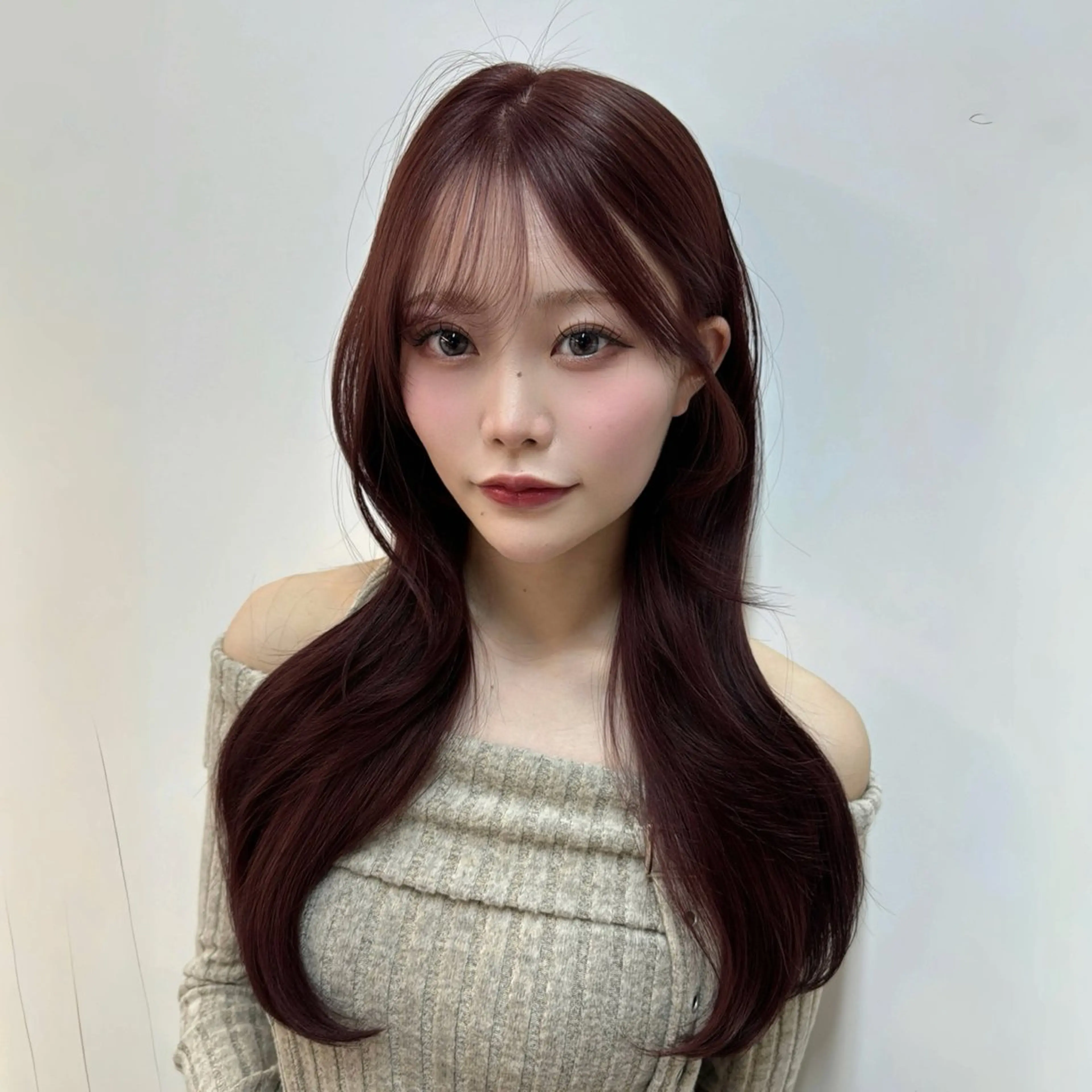 ロング レイヤーカット/ 艶カラー/山内一暉のヘアスタイル