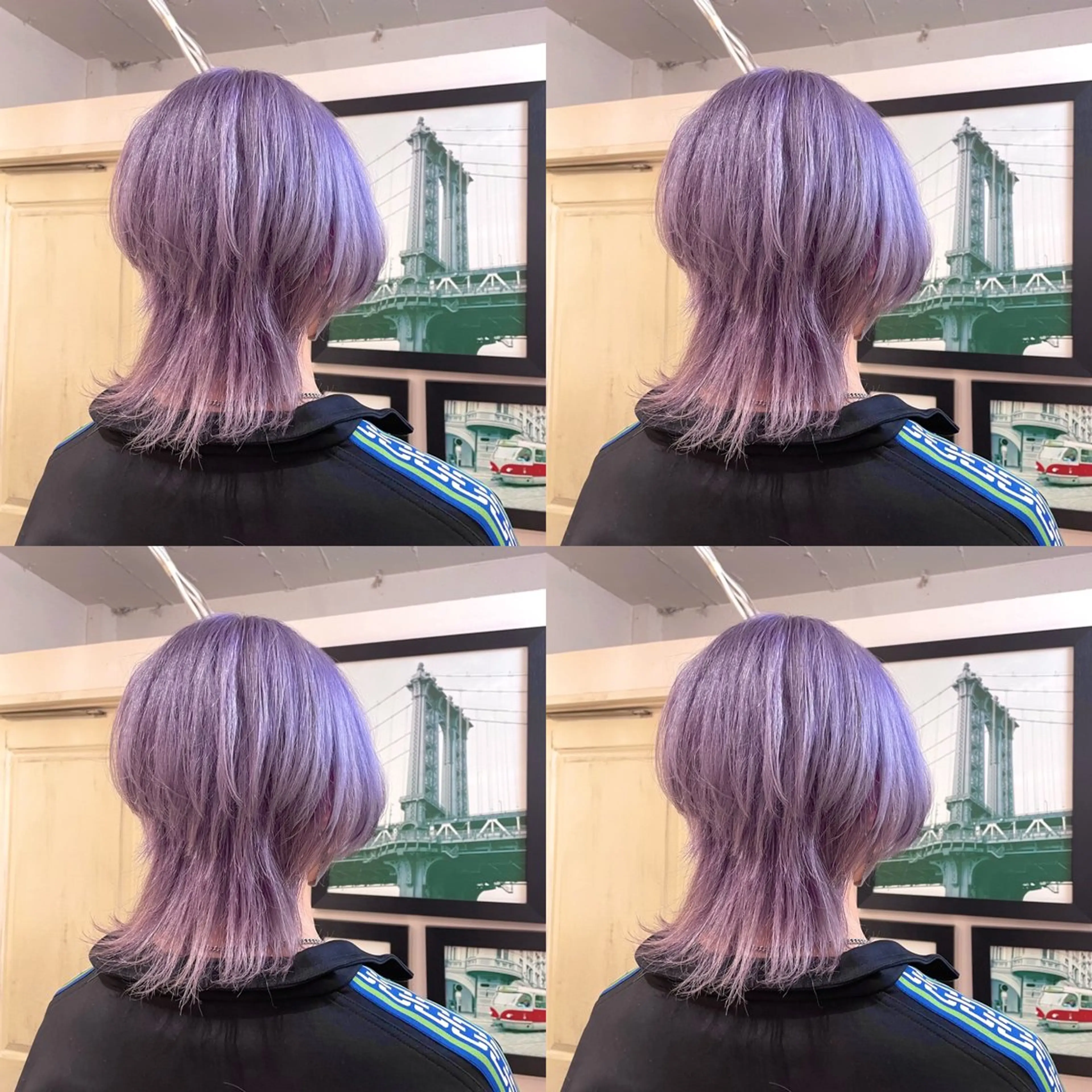 ショート カラー ラベンダーカラー 🌟トップデザイナー 高橋🌟のヘアスタイル