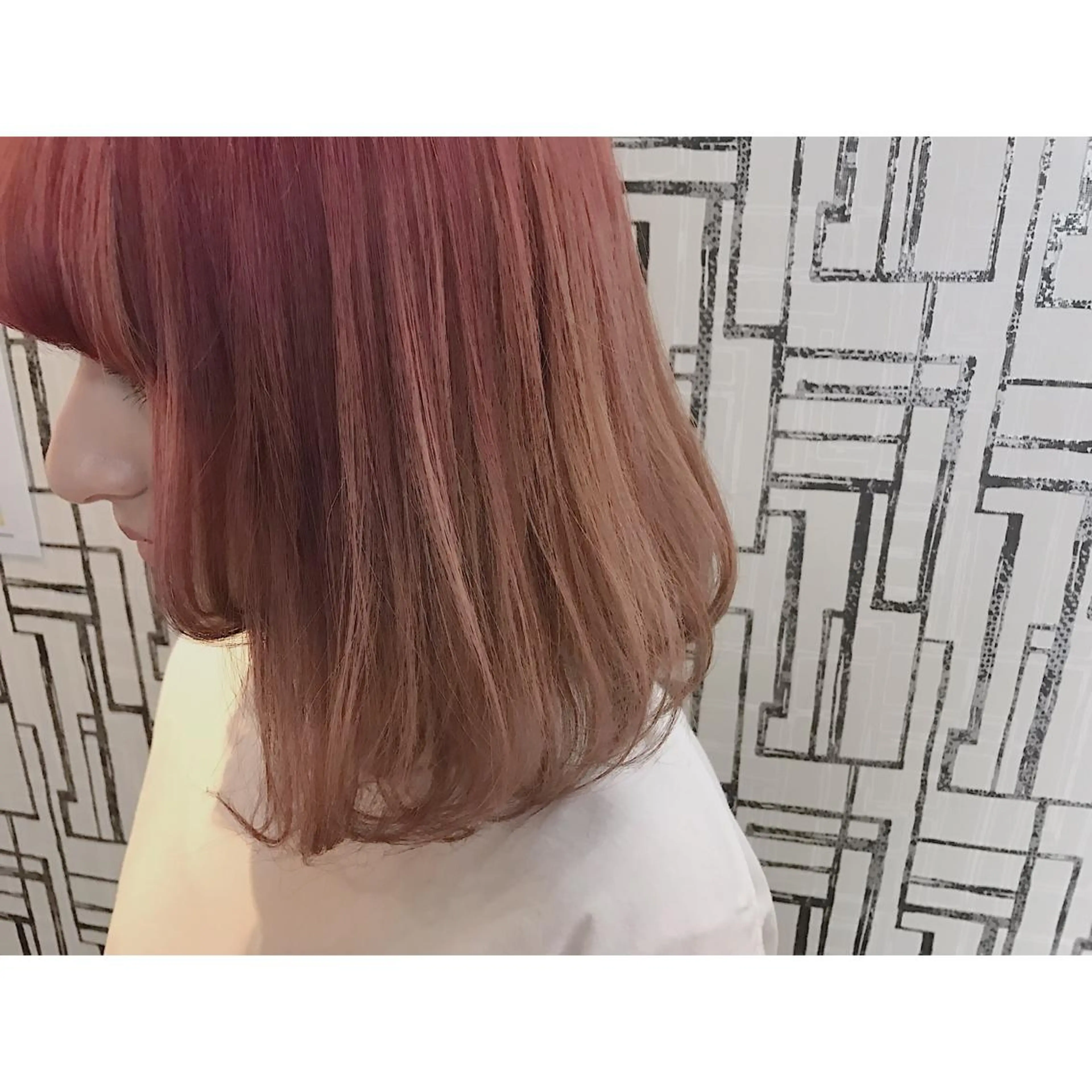 ミディアム カラー なかにし まゆみのヘアスタイル