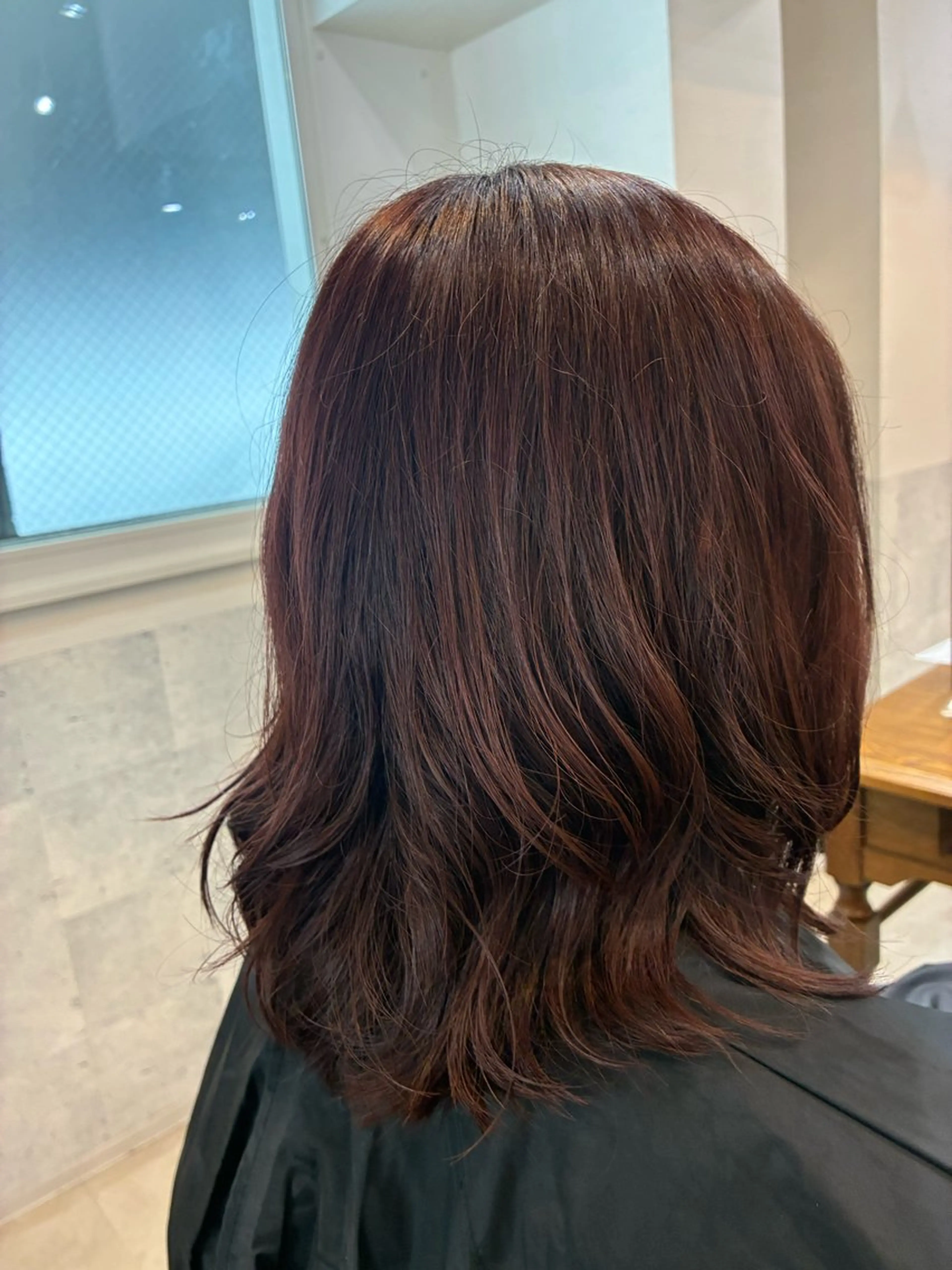 ミディアム カラー ヘアカラー トリートメント Walk hair lily所属・__ maria__のヘアスタイル