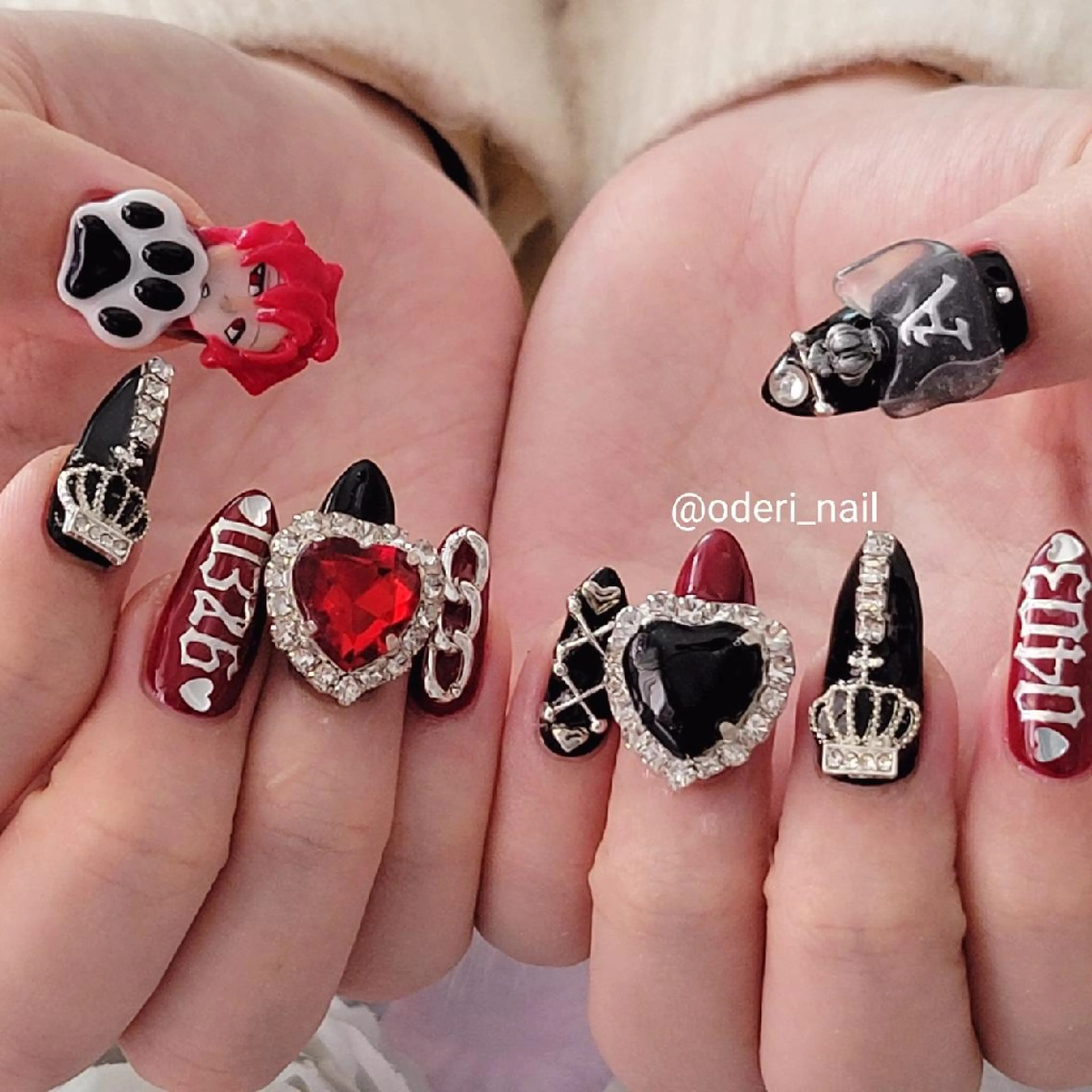 ネイル アートネイル ジェルネイル おで@ oderi_nailのネイルデザイン