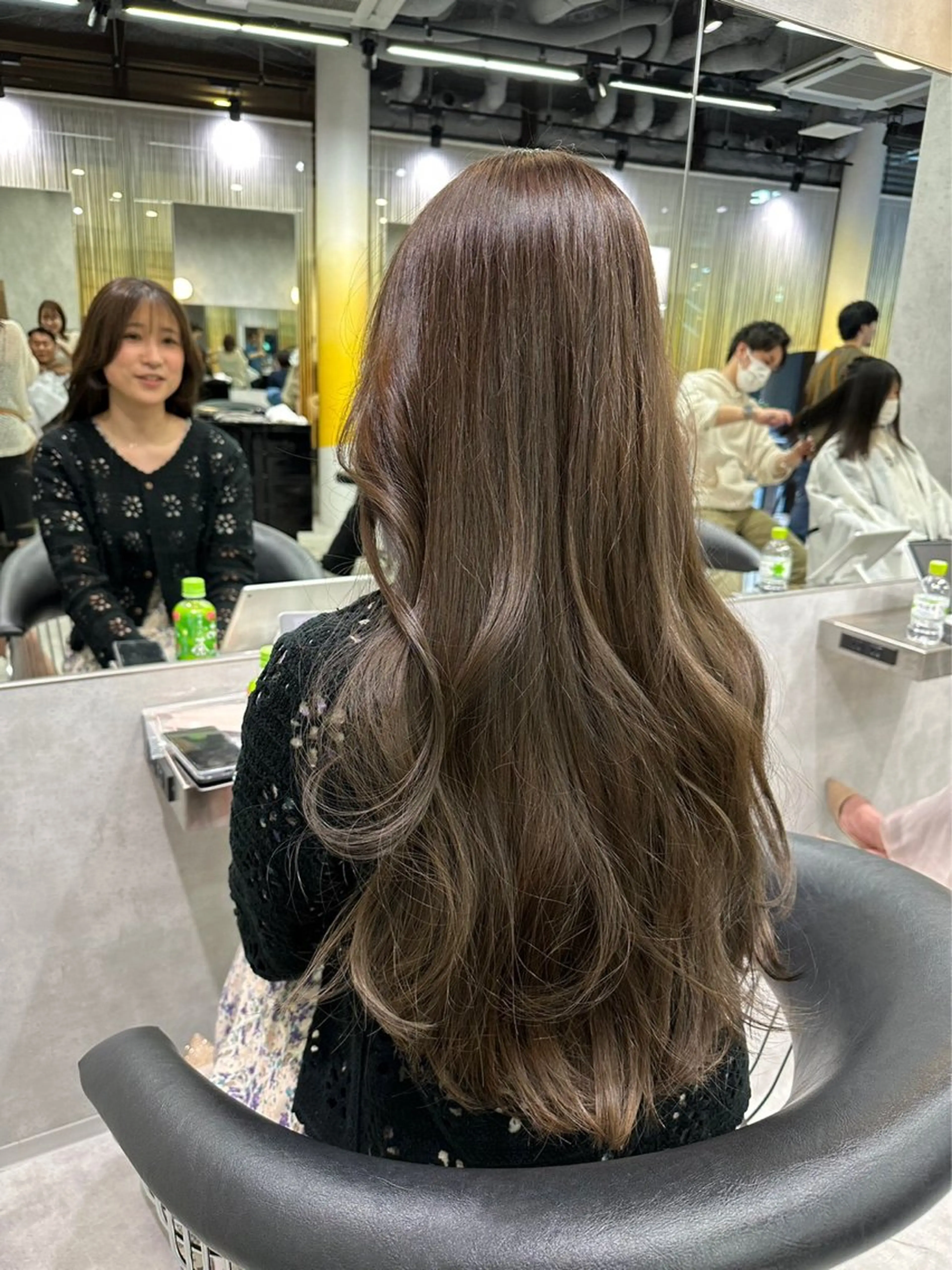 ロング カラー ヘアカラー トリートメント 🌷ハイライト /tomomi🌷のヘアスタイル