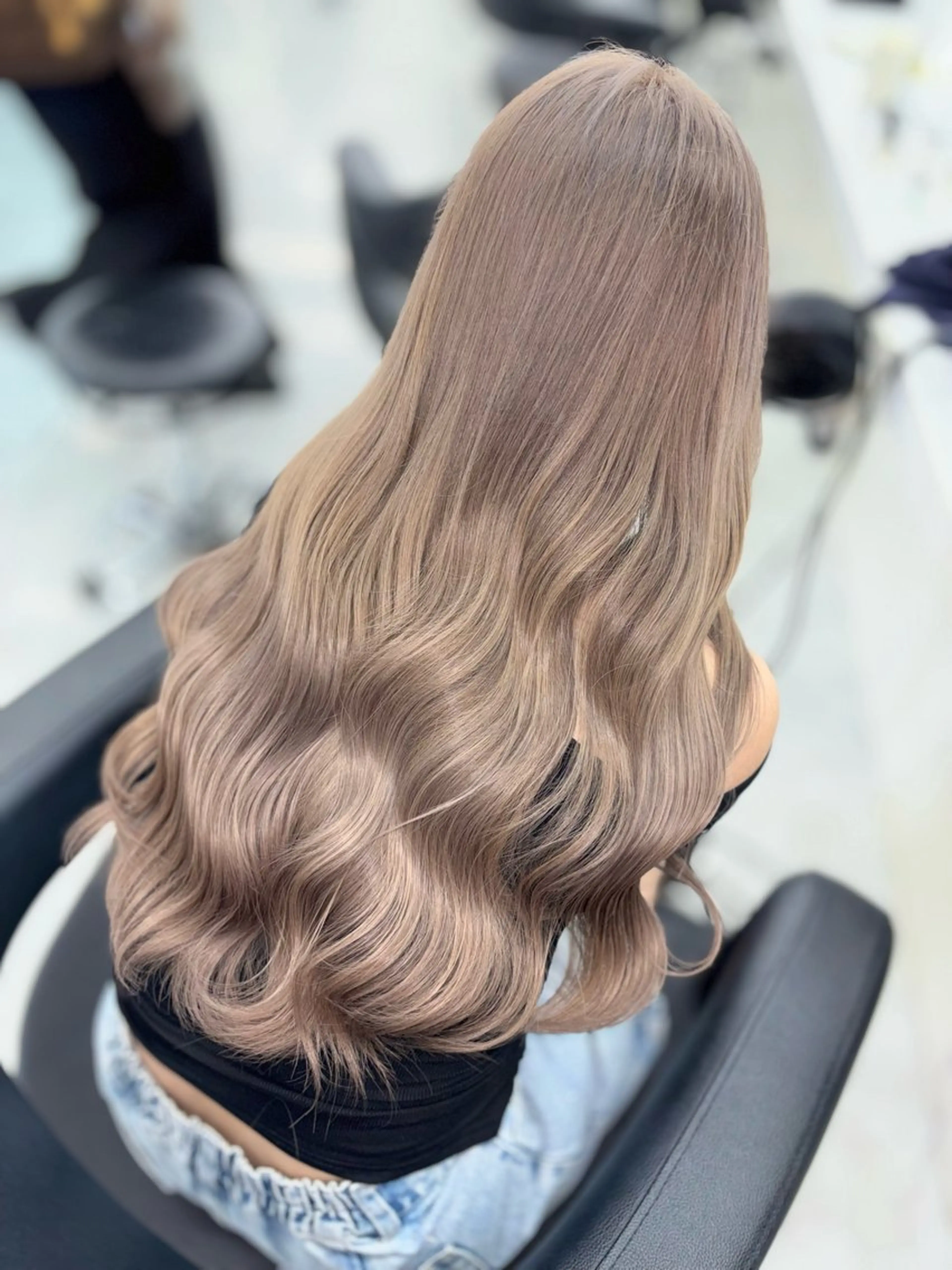 ロング カラー ヘアカラー 🫧韓国風透明感 ヘア🫧towaのヘアスタイル