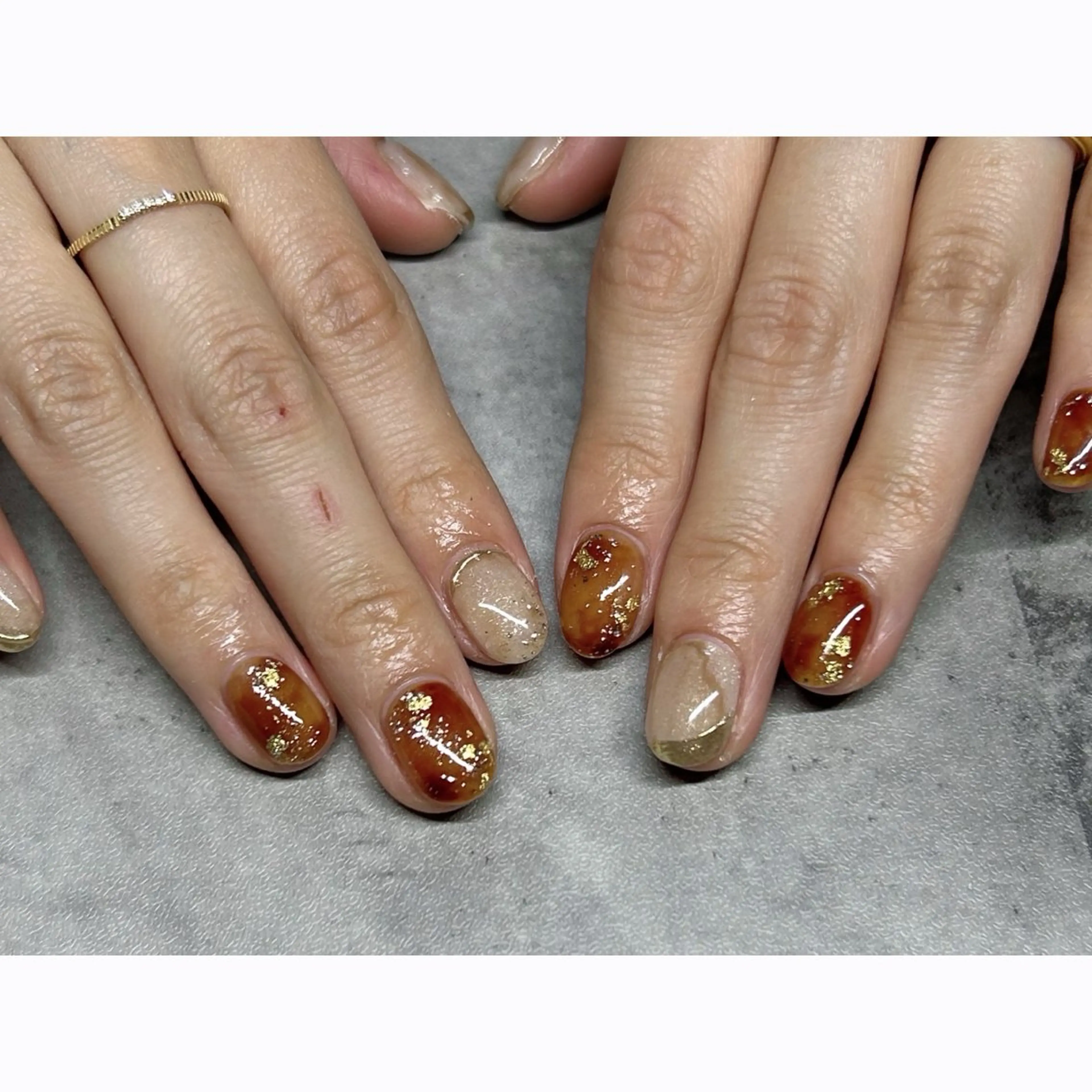 ネイル ハンドネイル 横浜駅東口 🐬🫧 ｵｰﾀのネイルデザイン