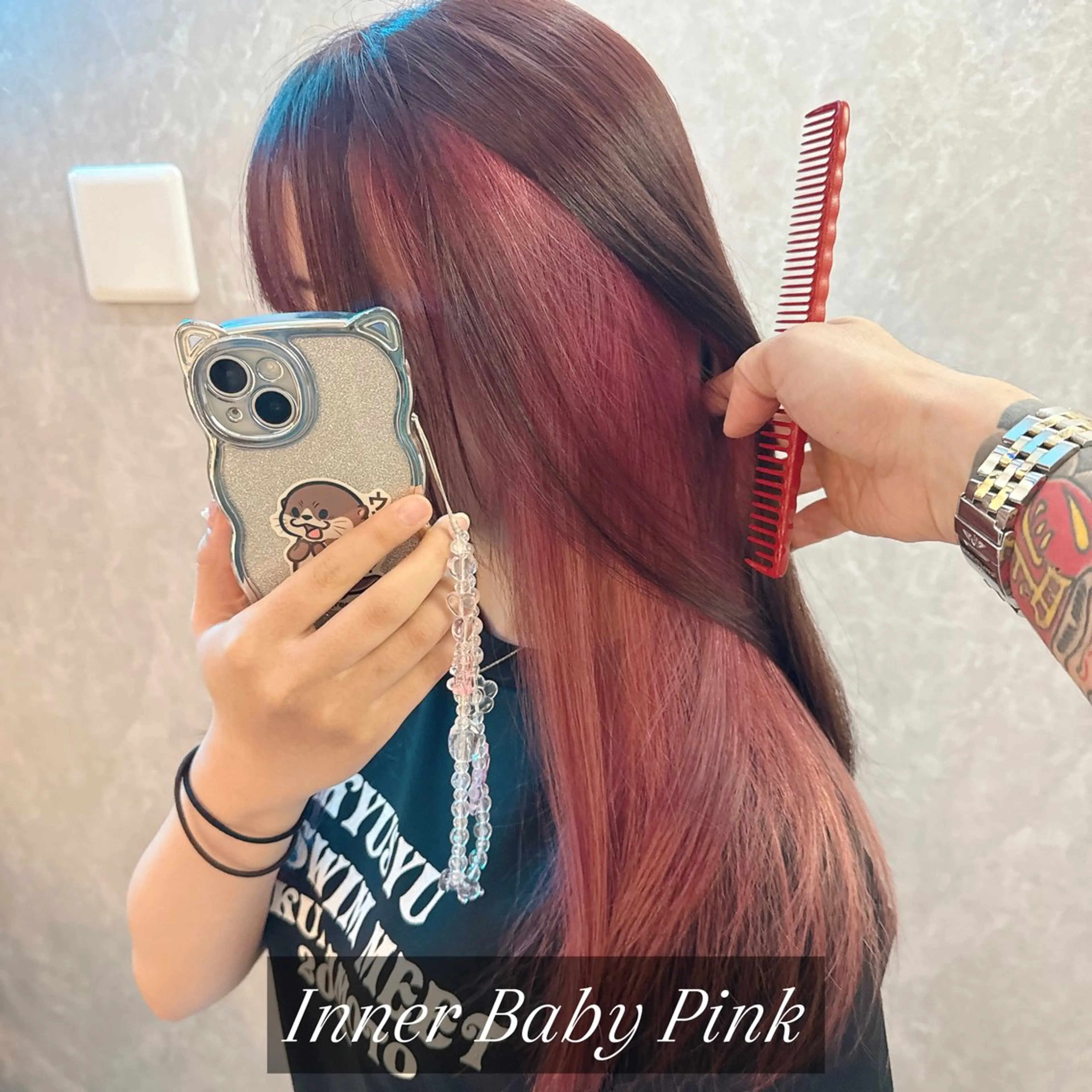 ロング カラー バレイヤージュ ブリーチ ケアブリーチ ダブルカラー イヤリングカラー ヘアカラー トリートメント デザインカラー 髪質改善Lilithのその他イメージ