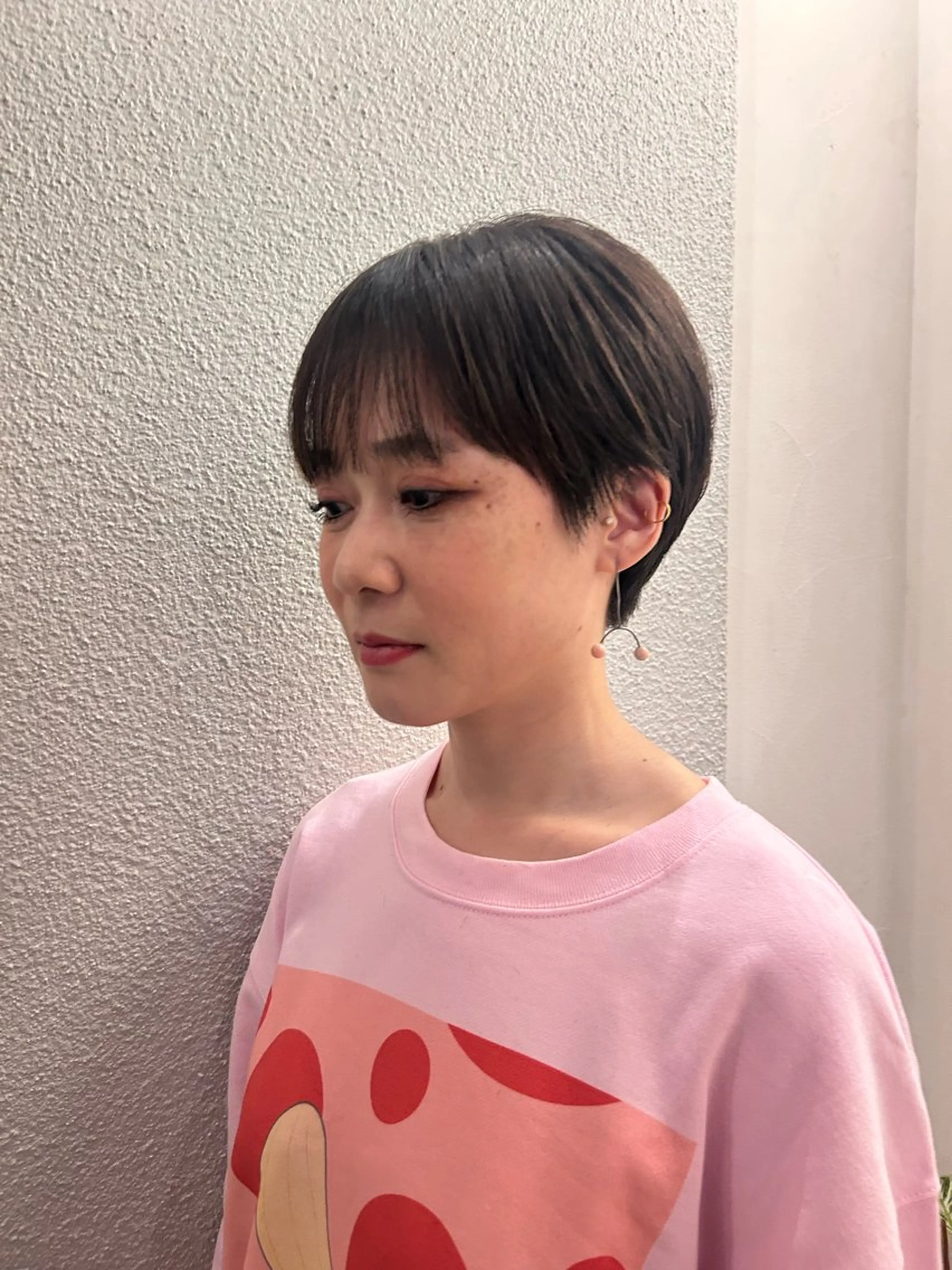 ショート カラー ショートレイヤー 丸みショート くびれヘア レイヤーカット ショートヘア カット ヘアカラー トリートメント 🌿ボブ パーマ高橋啓太🌿のヘアスタイル