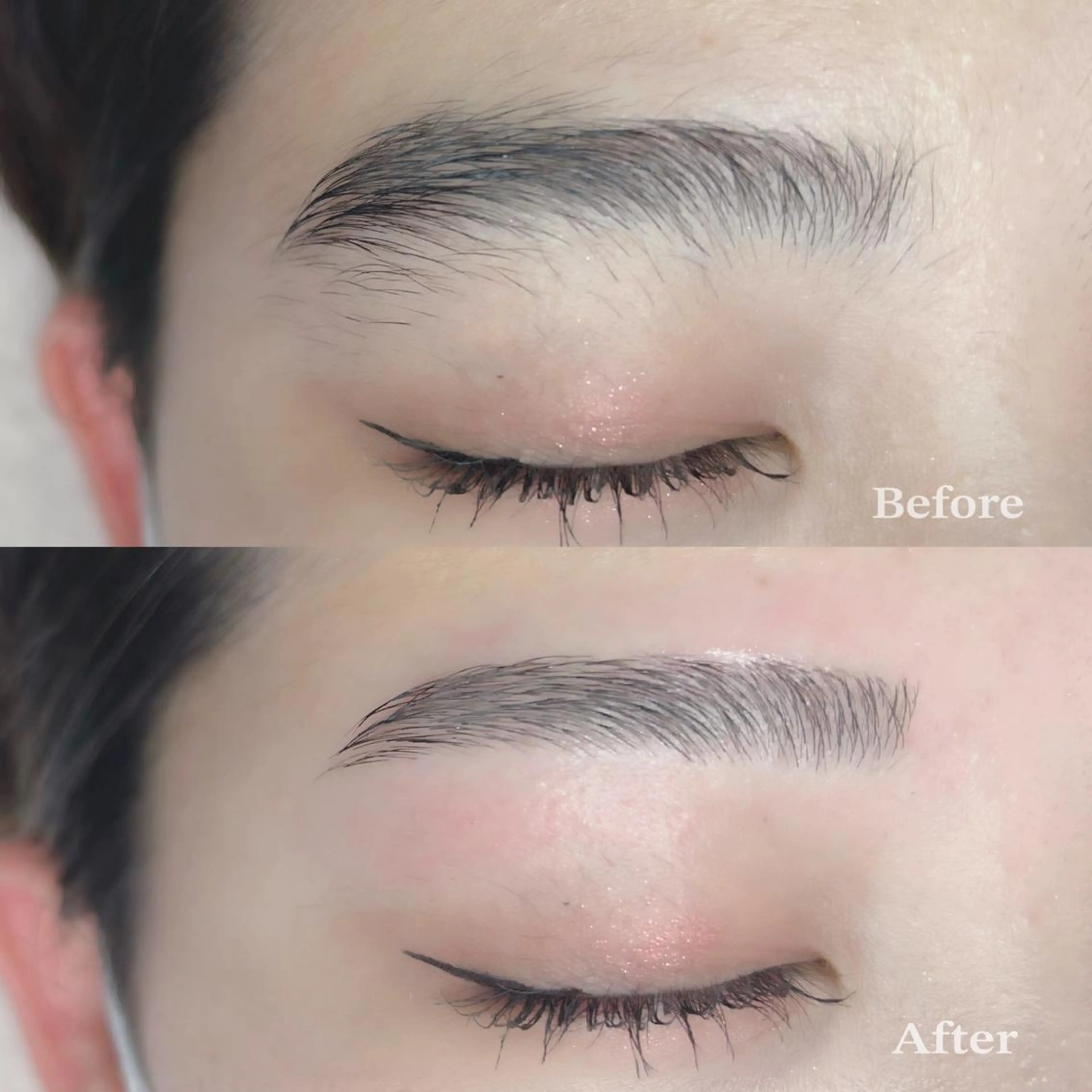 アイブロウ 眉毛ワックス脱毛 GALN 🎀 yumi パリエクのマツエク・マツパデザイン