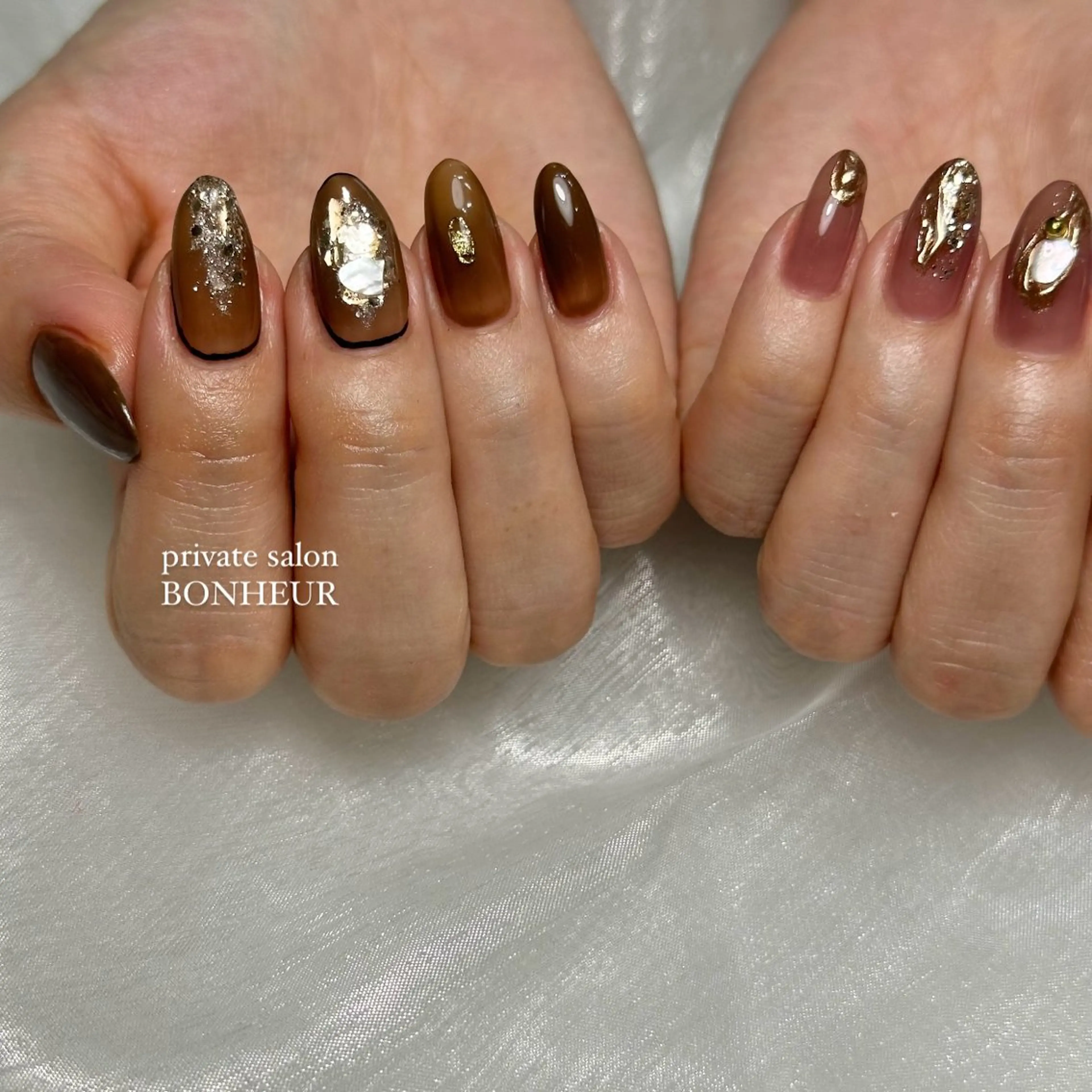 ネイル ハンドネイル BONHEUR Annaのネイルデザイン