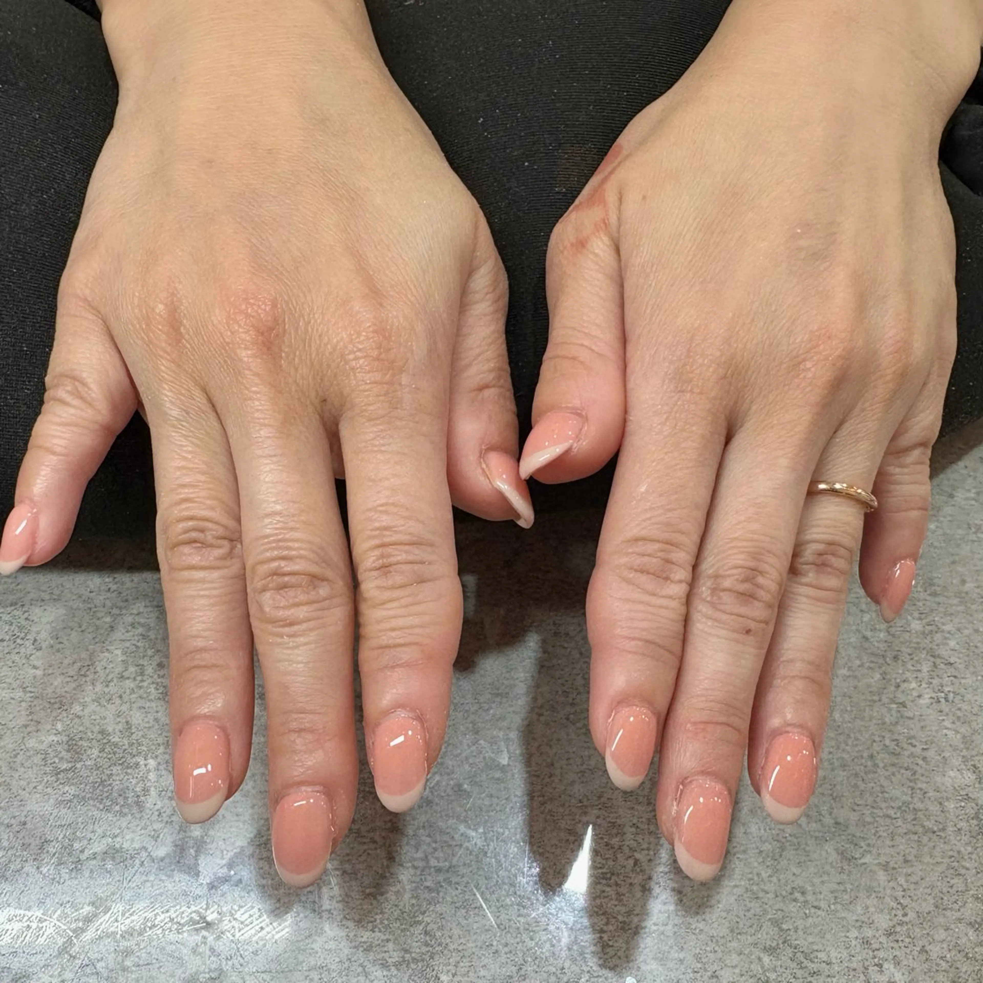 ネイル フレンチネイル nail salon tiffin【ティフィン】所属・tiffin Rihoのネイルデザイン