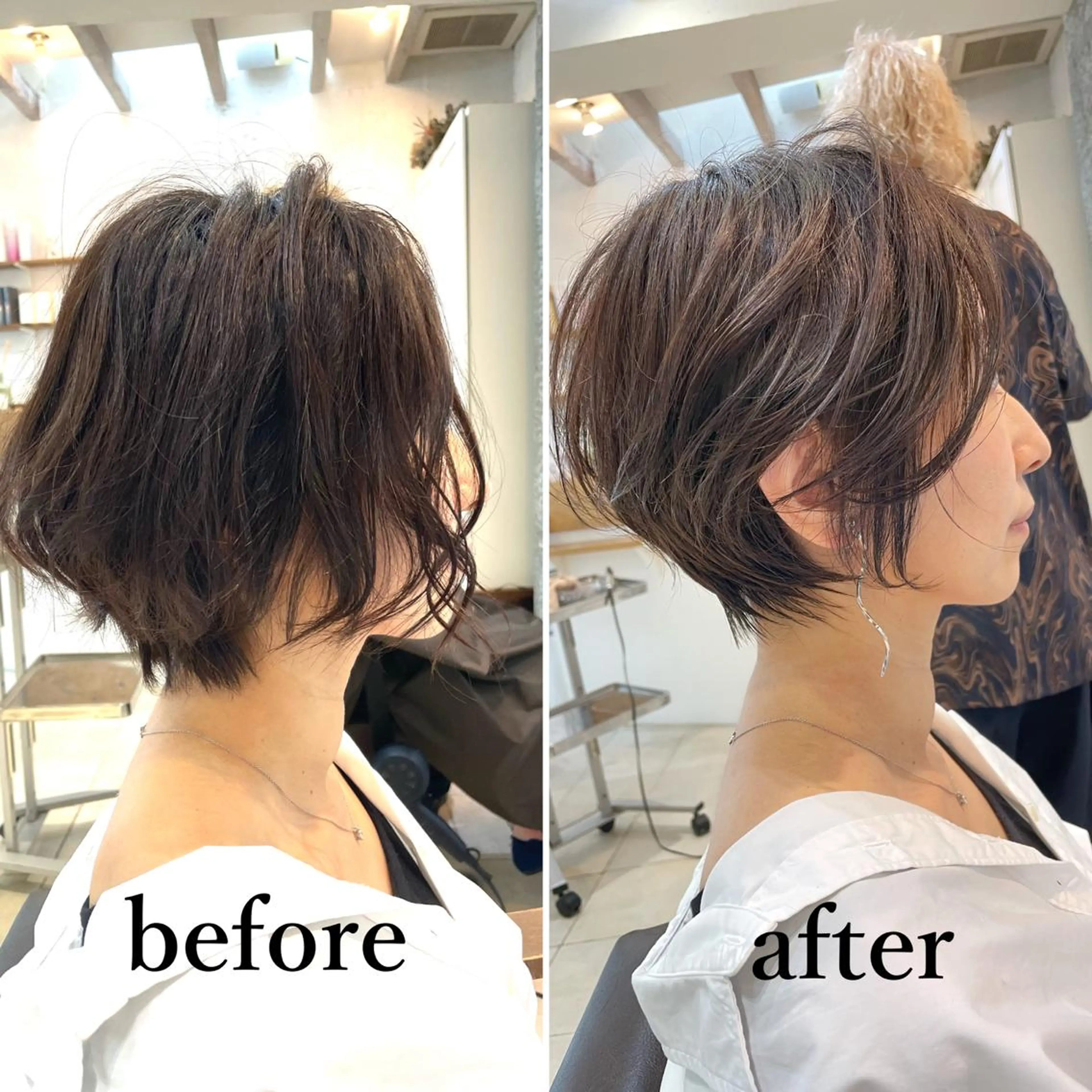 ショート 表参道/大人ショート カットモデル募集⭐︎のヘアスタイル