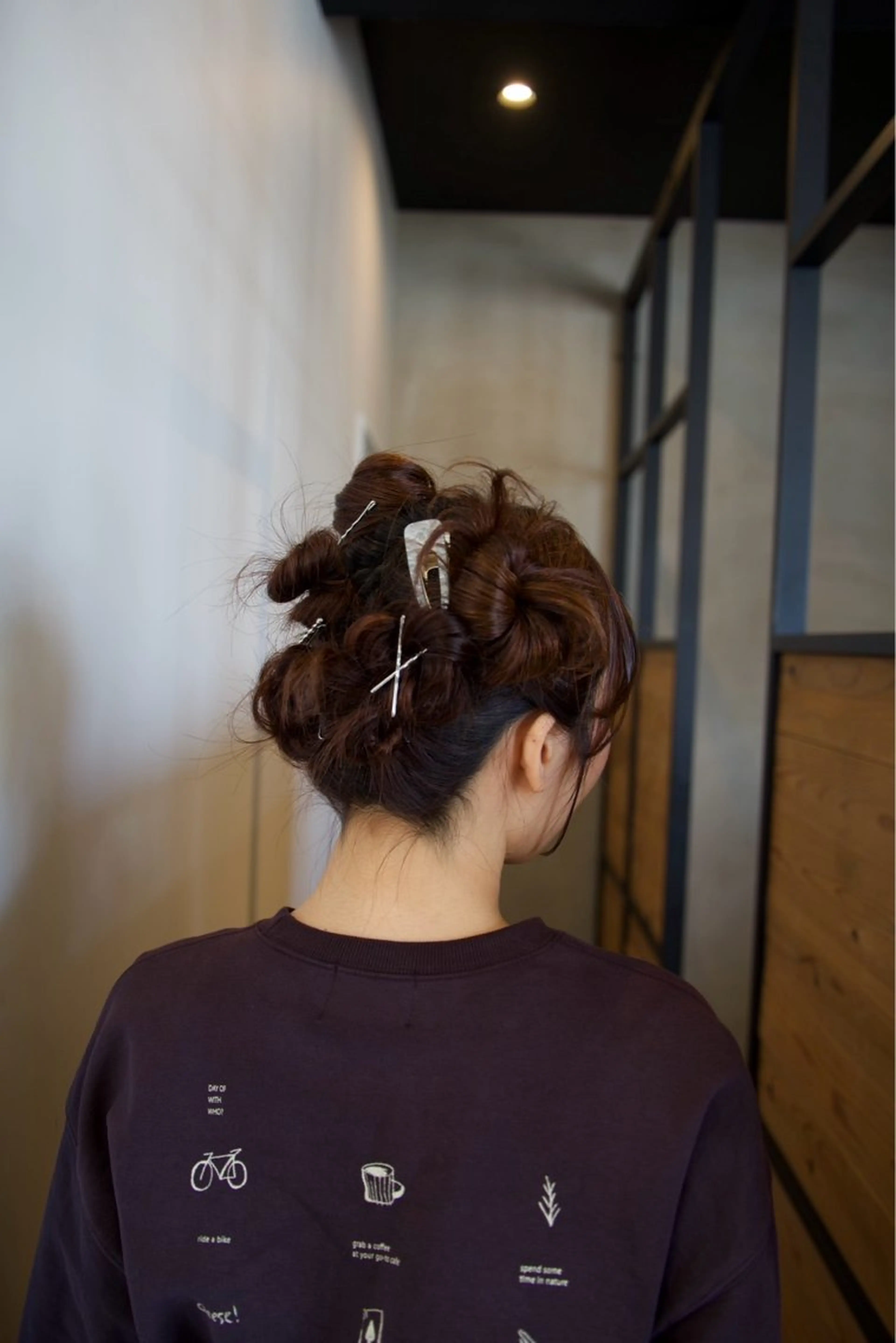 ミディアム キヨハラ リコのヘアスタイル