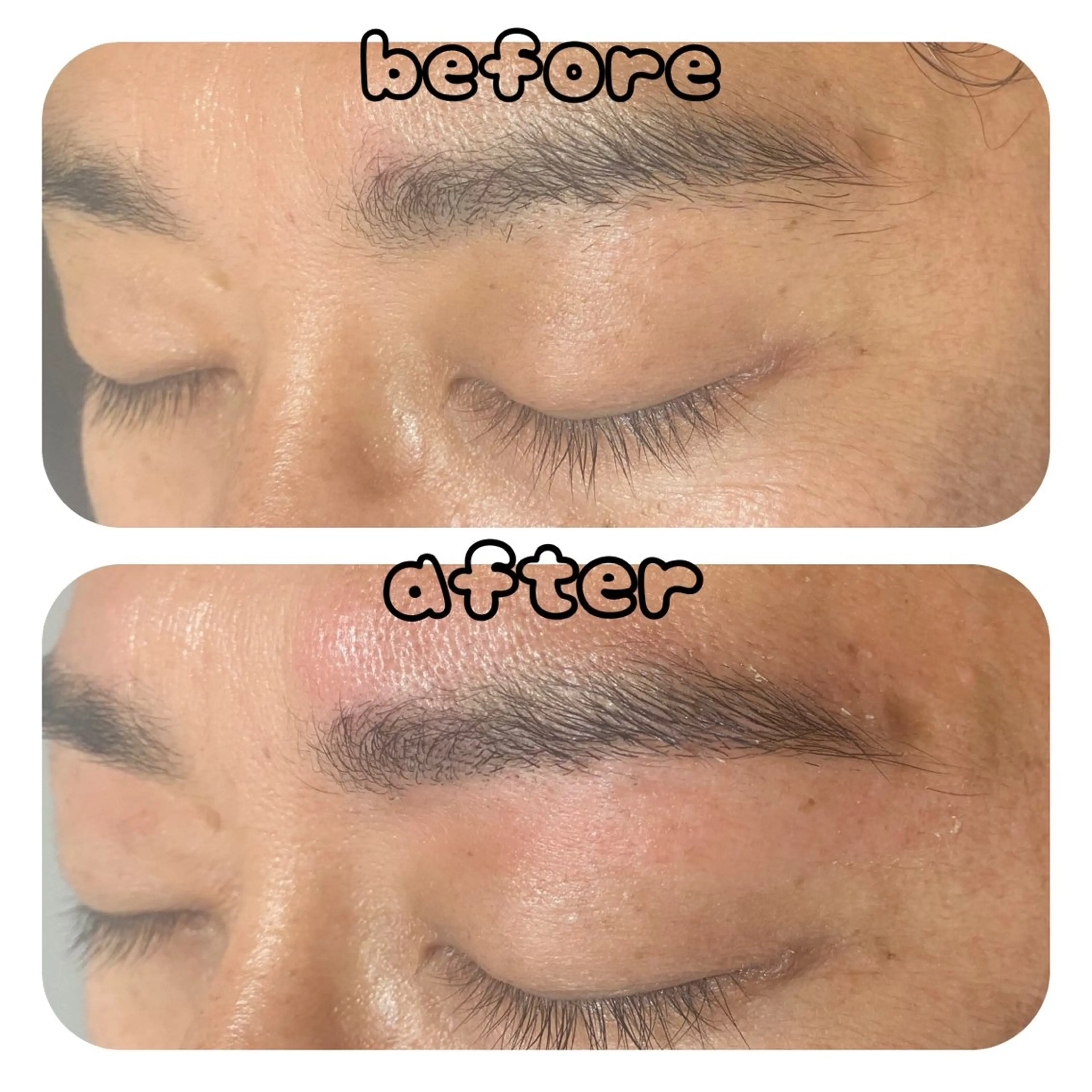 アイブロウ 眉毛ワックス脱毛 ants茶山店所属・北川 ちなのヘアスタイル