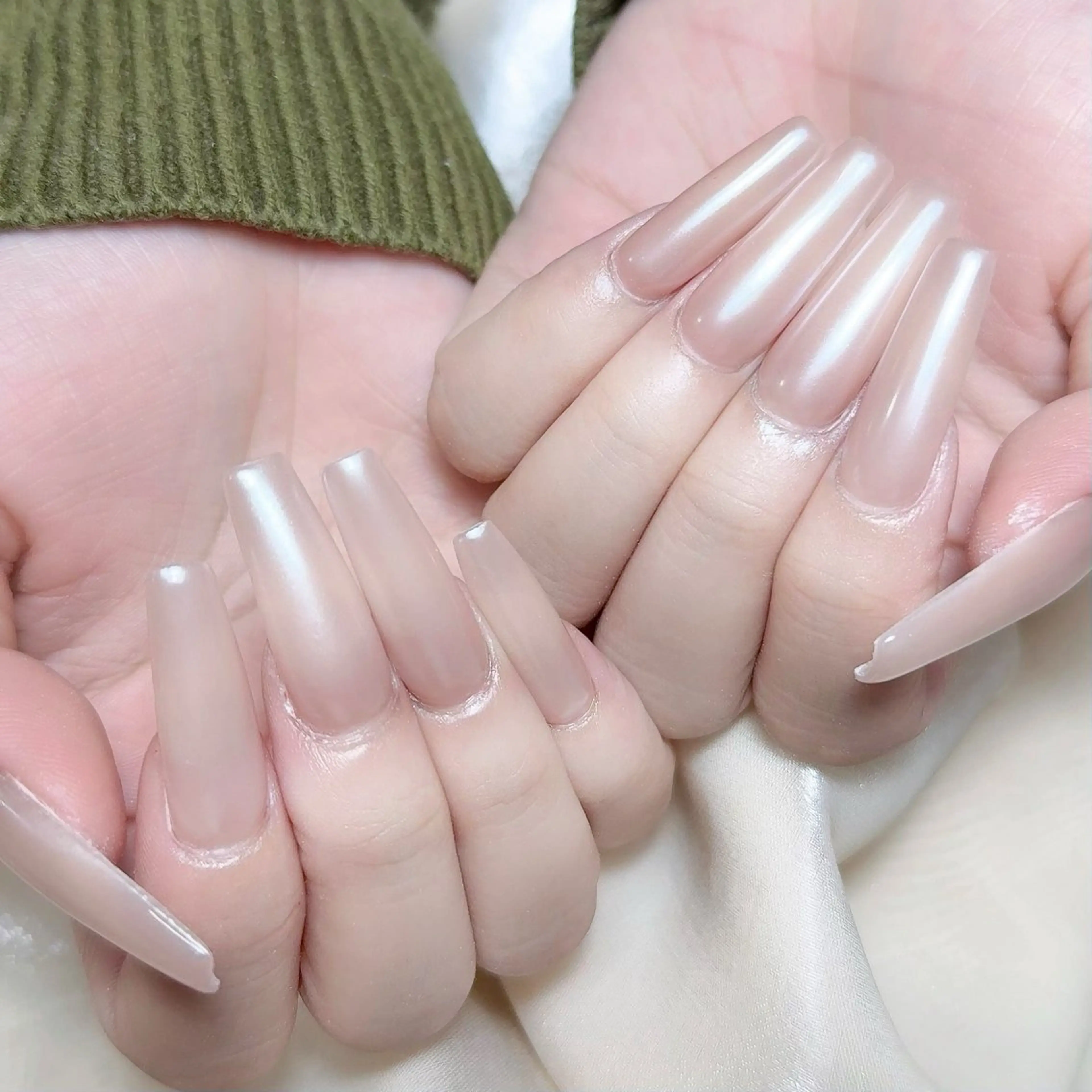 メンズ ネイル メンズ韓国風 アートネイル オーロラネイル ガーリー キラキラネイル ハンドネイル Nail salon 木にいるのネイルデザイン