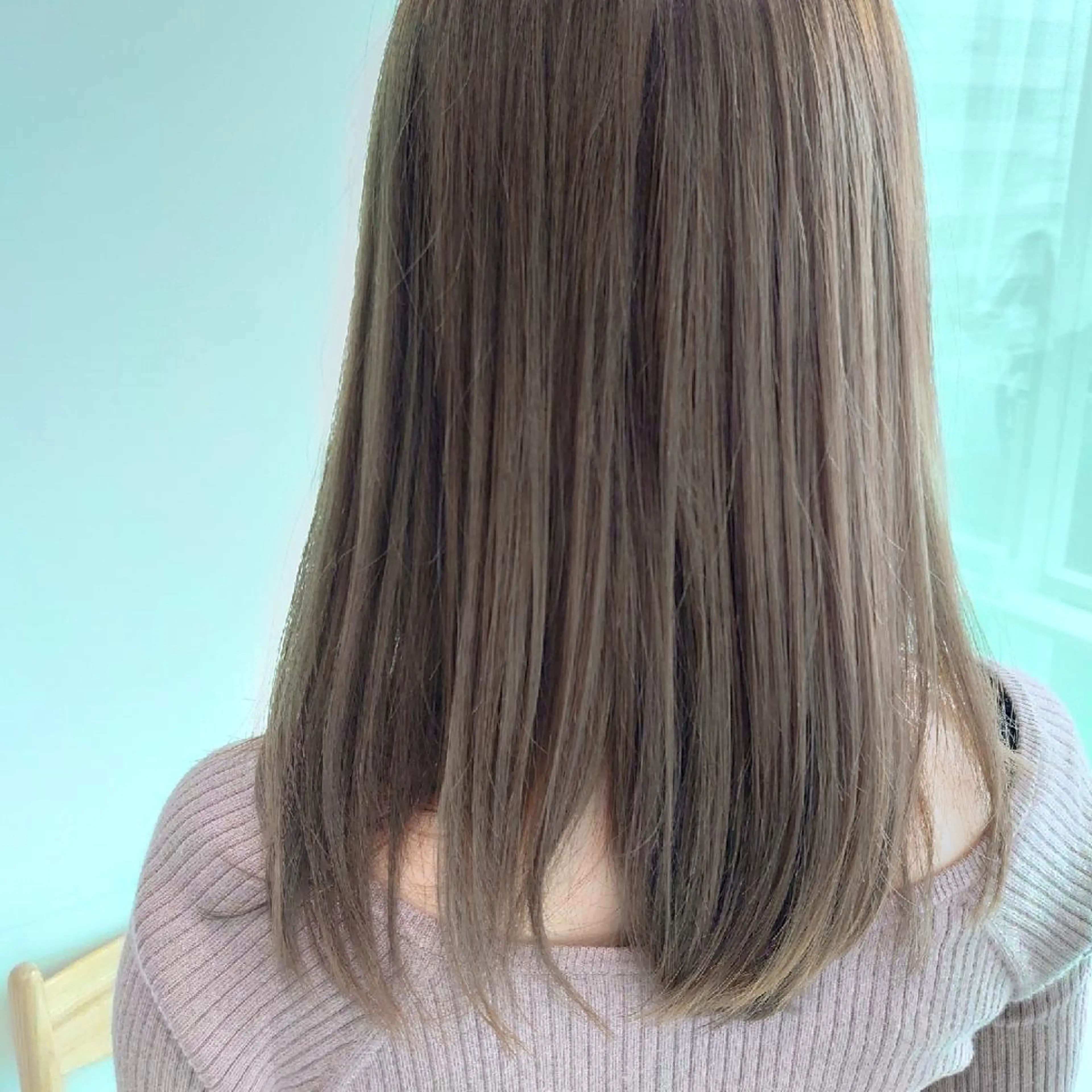 セミロング カラー GO TODAY SHAiRE SALON キラリトギンザ店所属・🐱higajo🐱 比嘉門(ヒガジョウ)のヘアスタイル