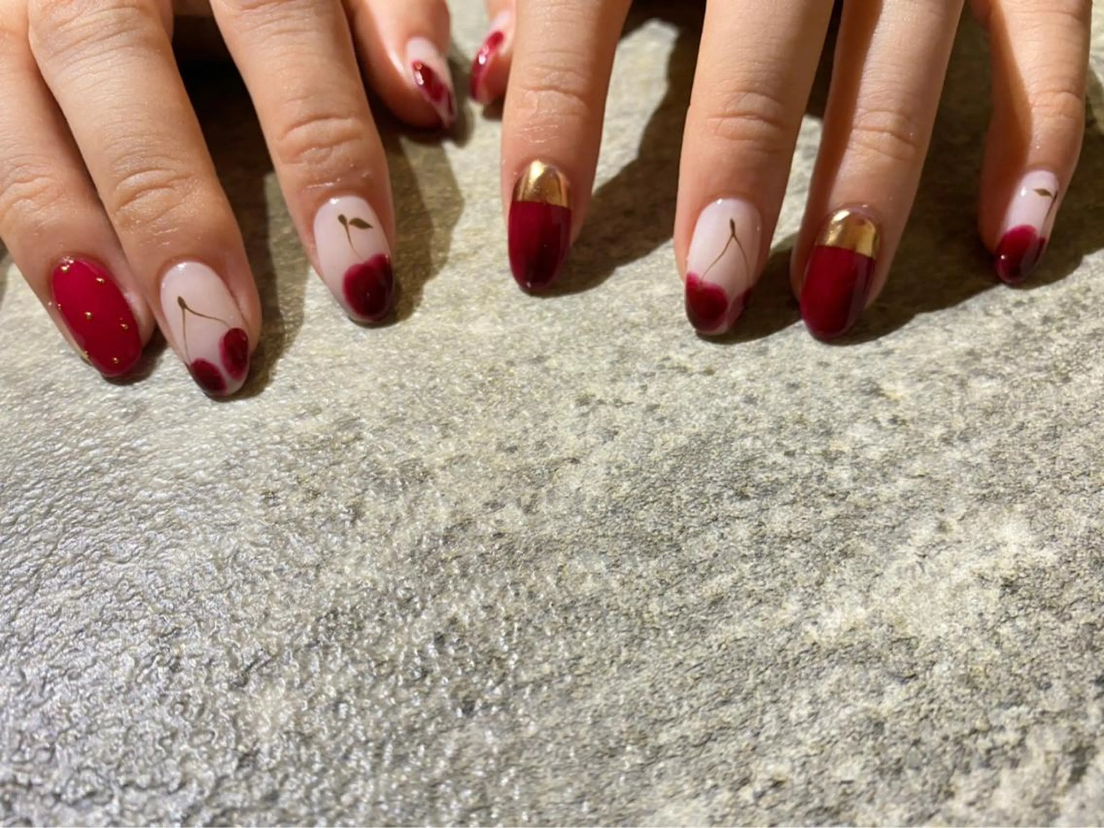 ネイル 【やり放題専門店】 スカルプ＆長さ出しのネイルデザイン