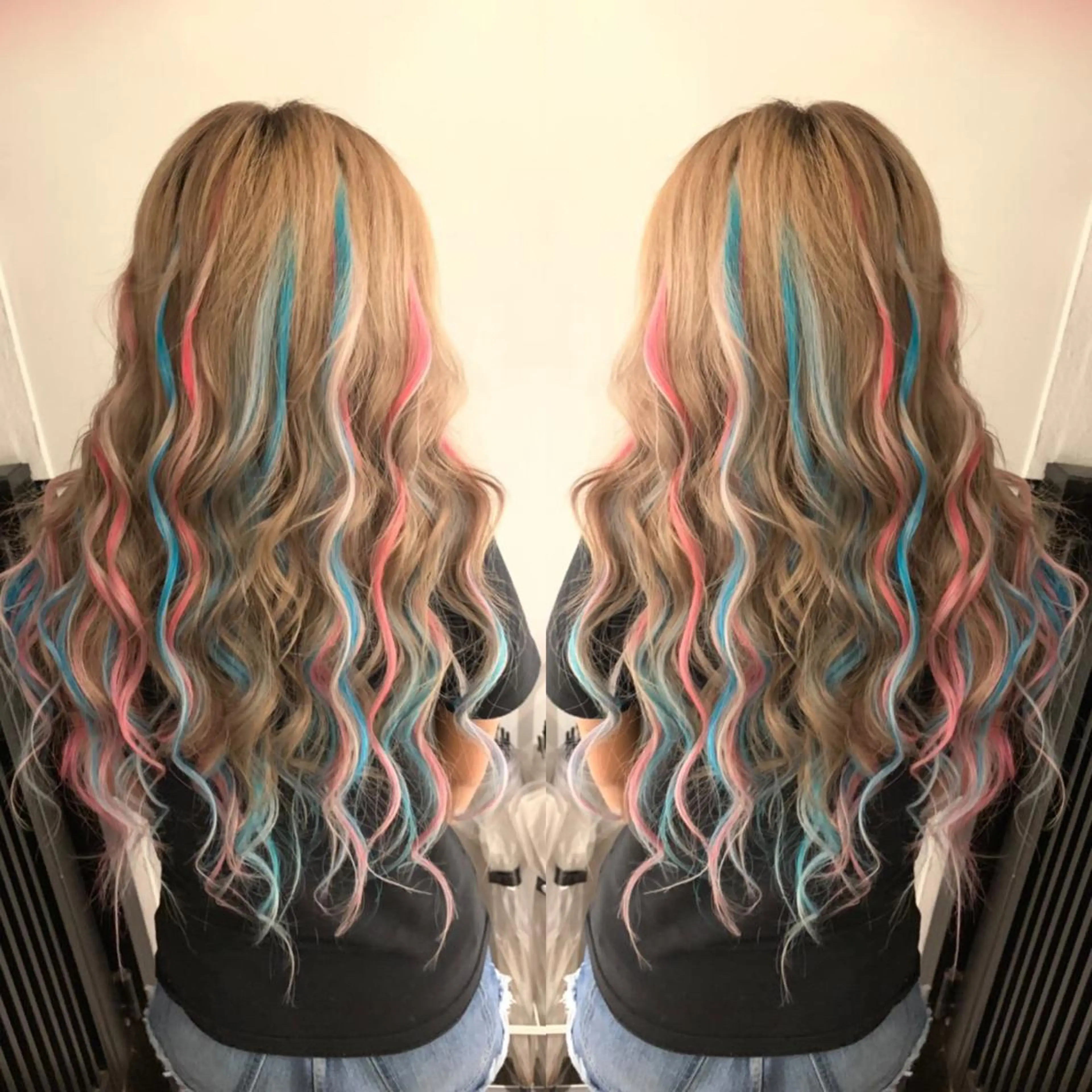 ミディアム 🔥ハイトーンカラー ギャルNAOKI🔥のヘアスタイル