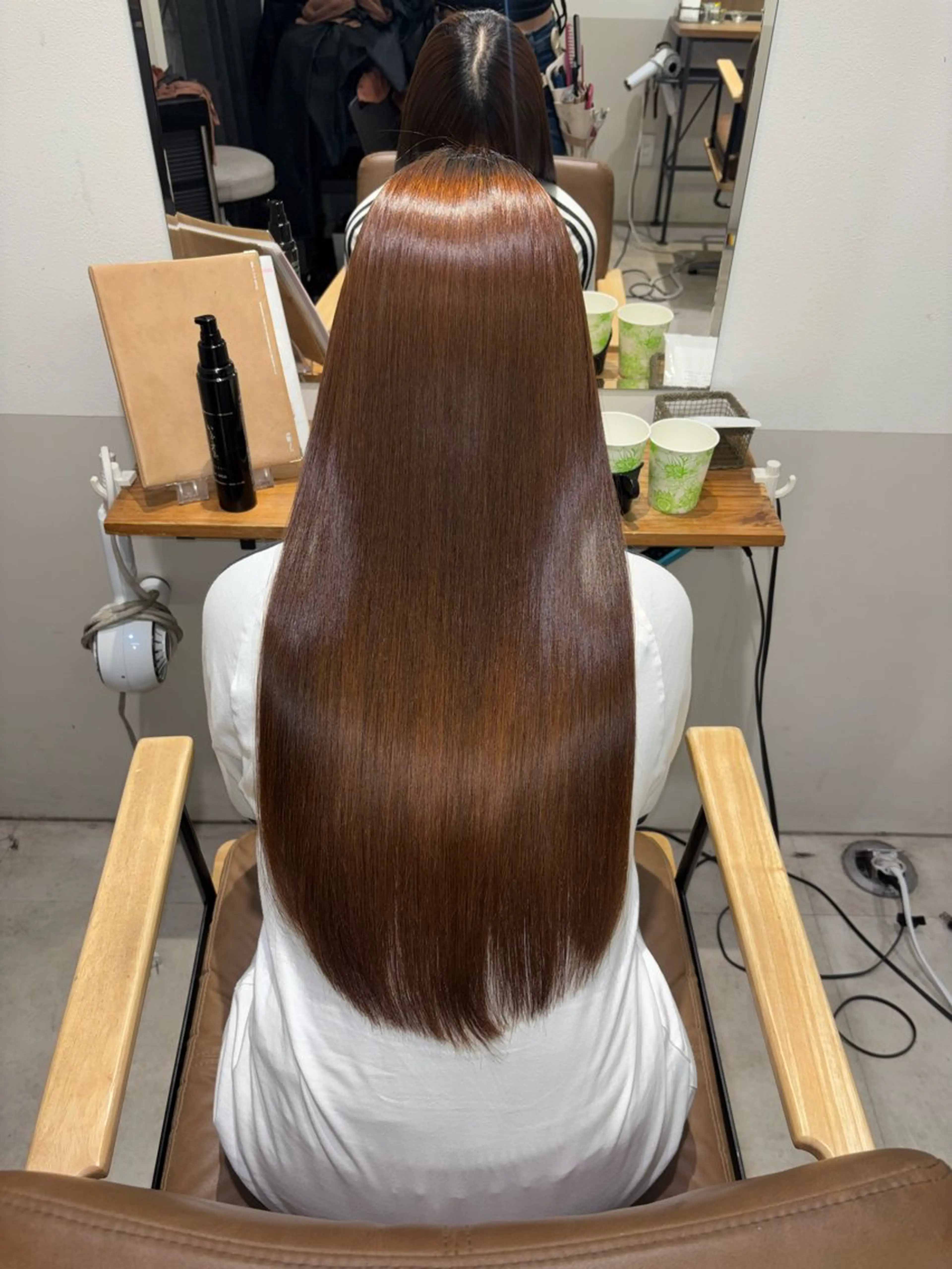 ロング 縮毛矯正 かのん /髪質改善/大阪梅田のヘアスタイル