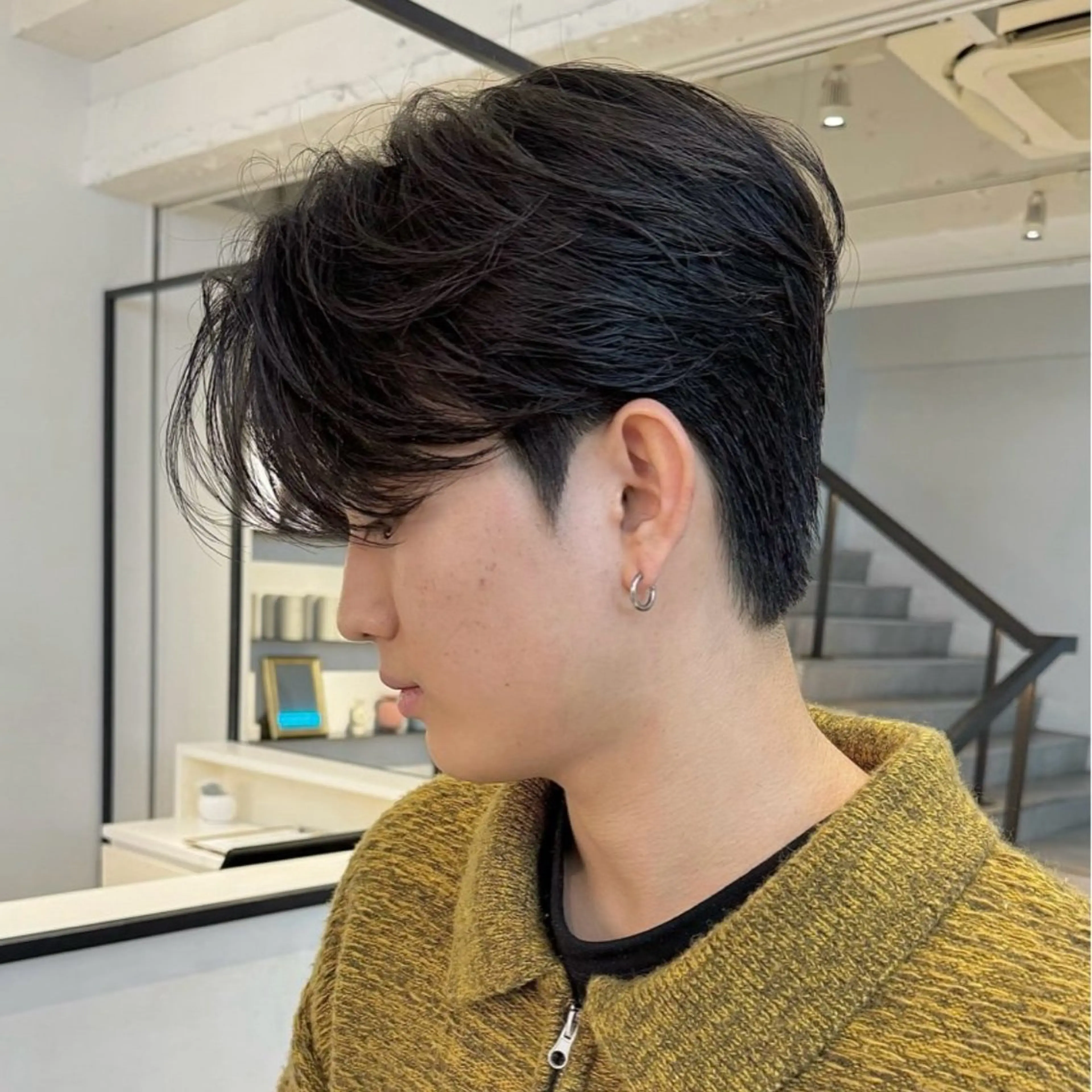 ショート メンズ カット パーマ ハイトーン/パーマ/ メンズ / 櫻本🌐のヘアスタイル