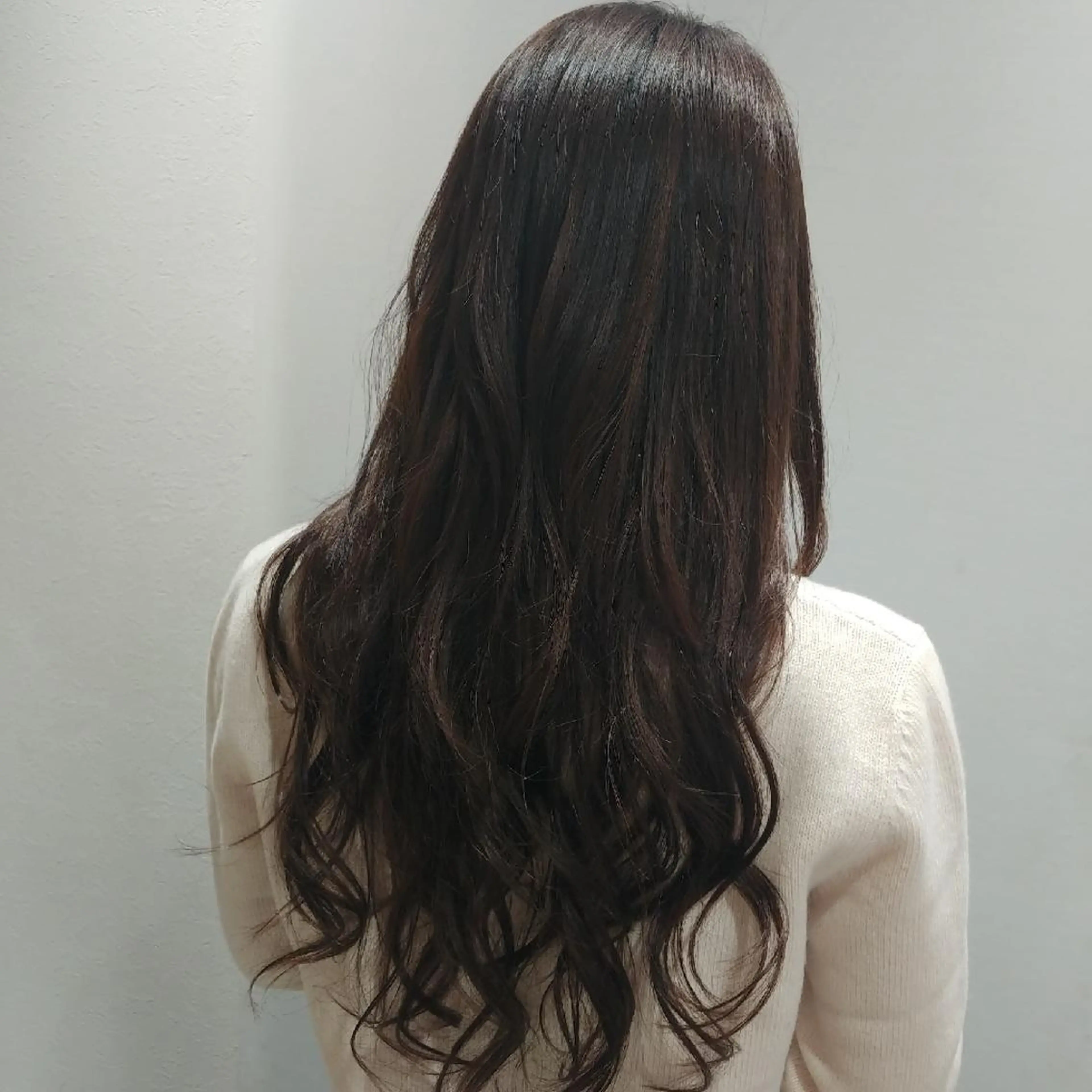 セミロング 髪質改善/縮毛/新宿 🫧SUZUKA🫧のヘアスタイル