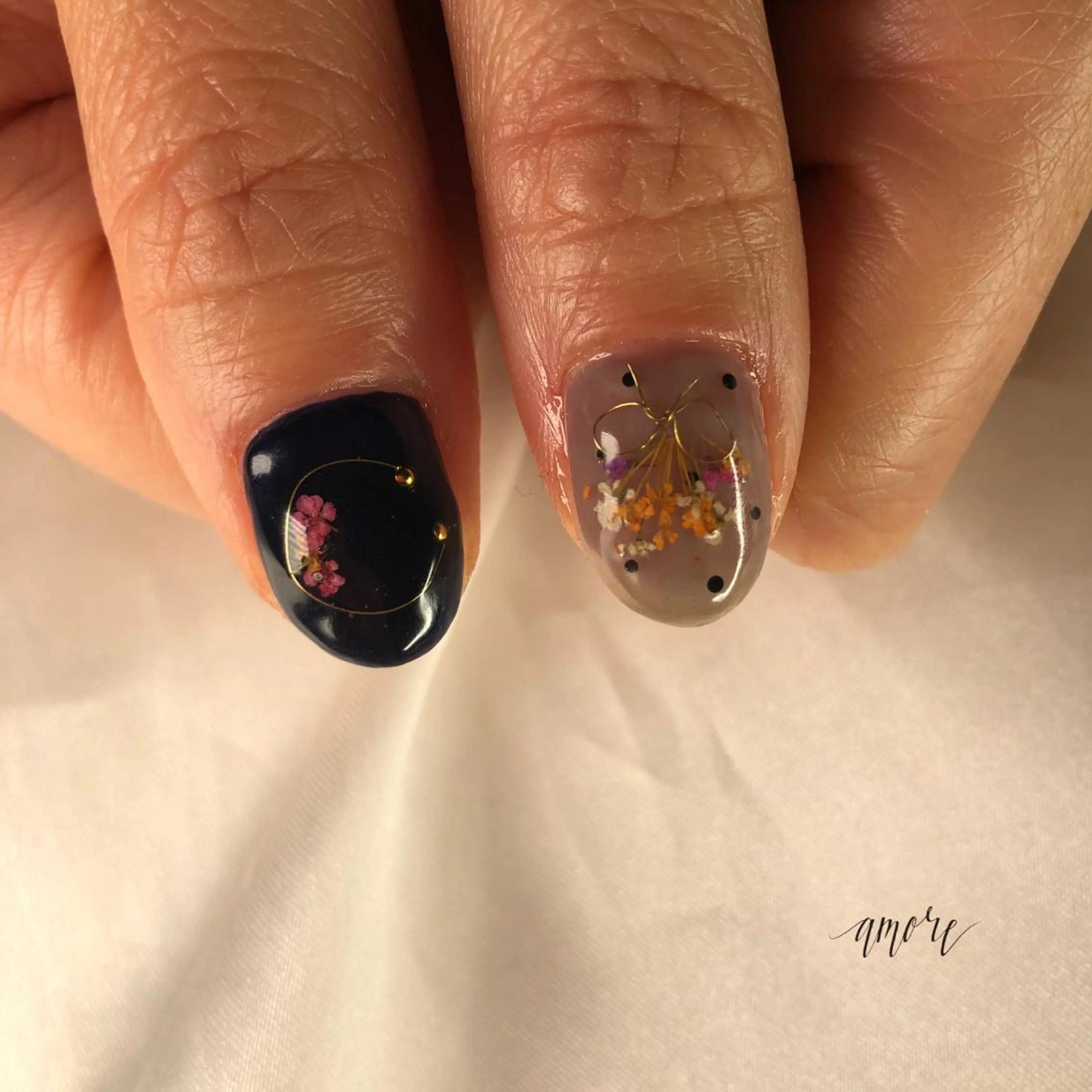 ネイル ジェルネイル 氷ネイル・うるうるネイル キラキラネイル マグネットネイル ミラーネイル You kyehwaのネイルデザイン