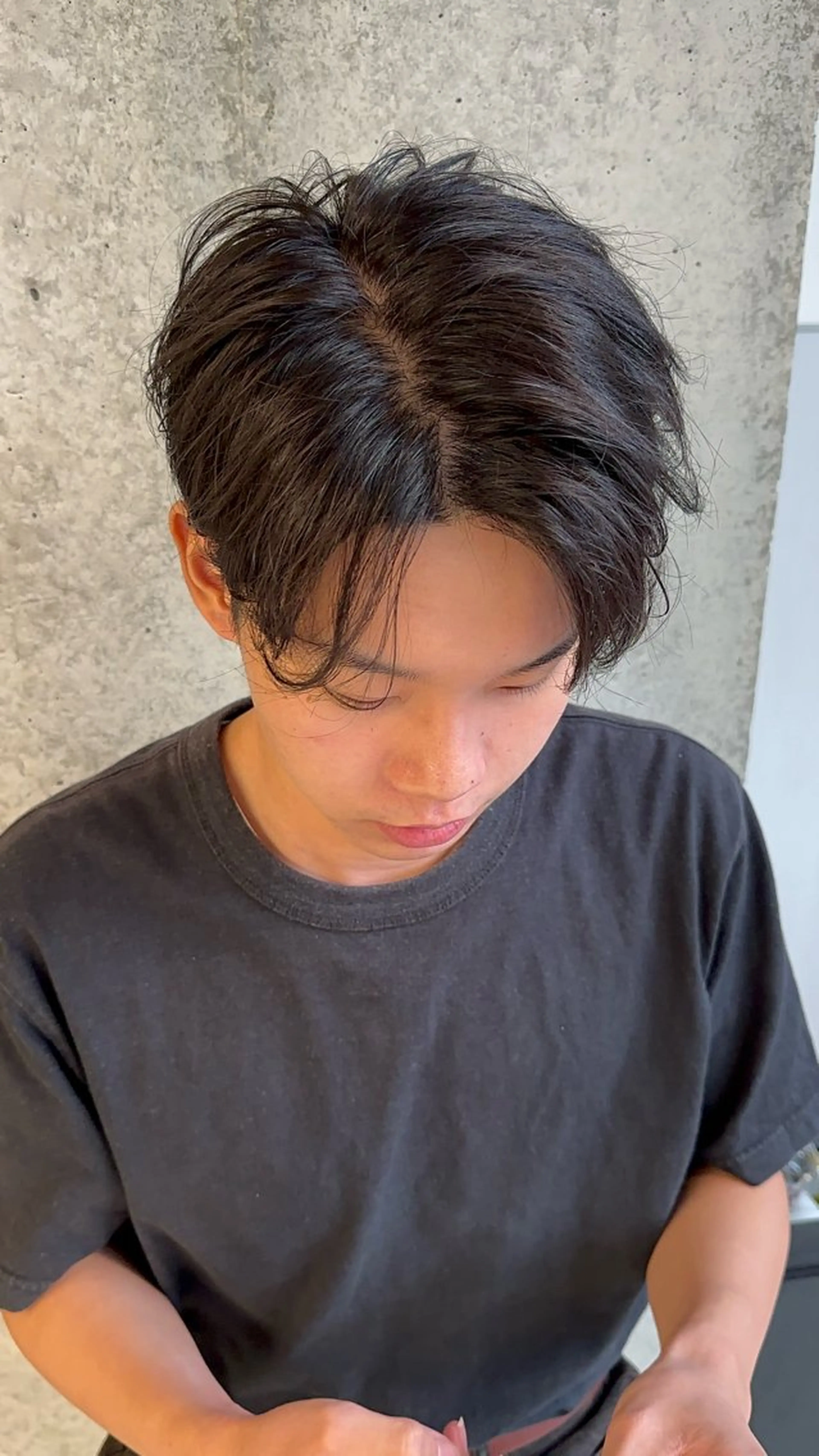 ショート カラー メンズ 筑波 晃太のヘアスタイル