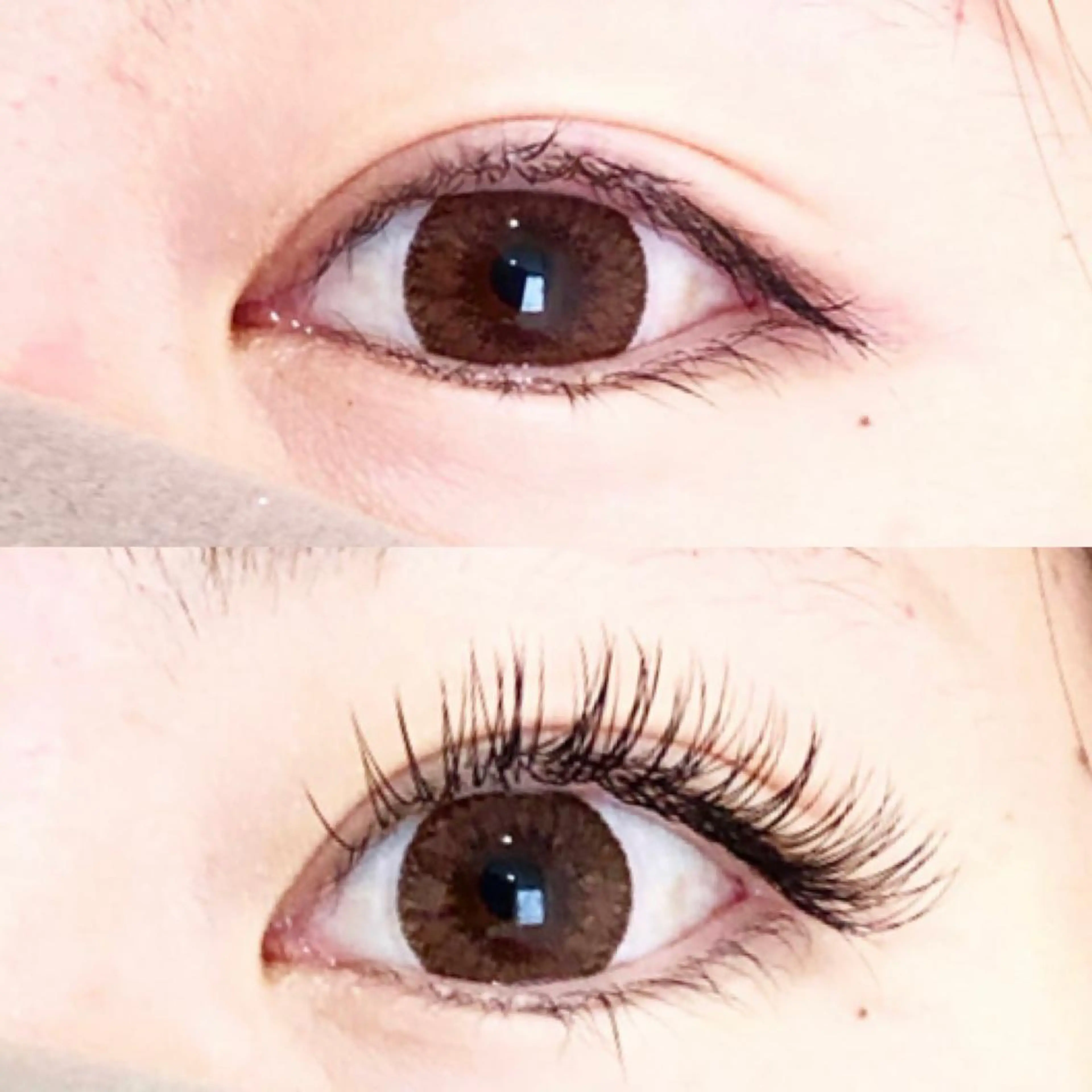 マツエク・マツパ パリジェンヌラッシュリフト アップワードラッシュ W  eye+明石店 .のマツエク・マツパデザイン