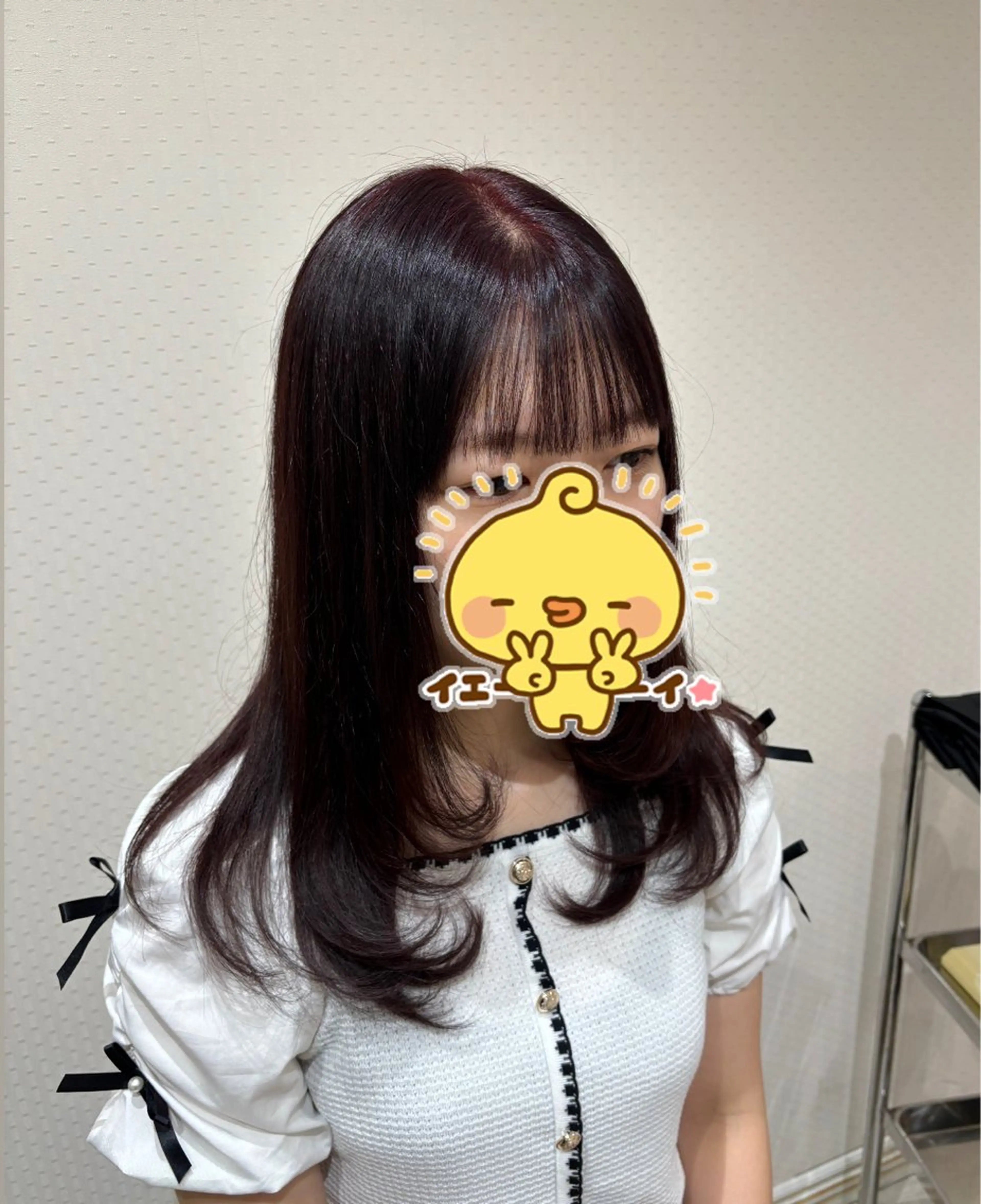 カラー レッドカラー ヘアカラー Les Saisons EX 大宮店所属・間島 叶のヘアスタイル