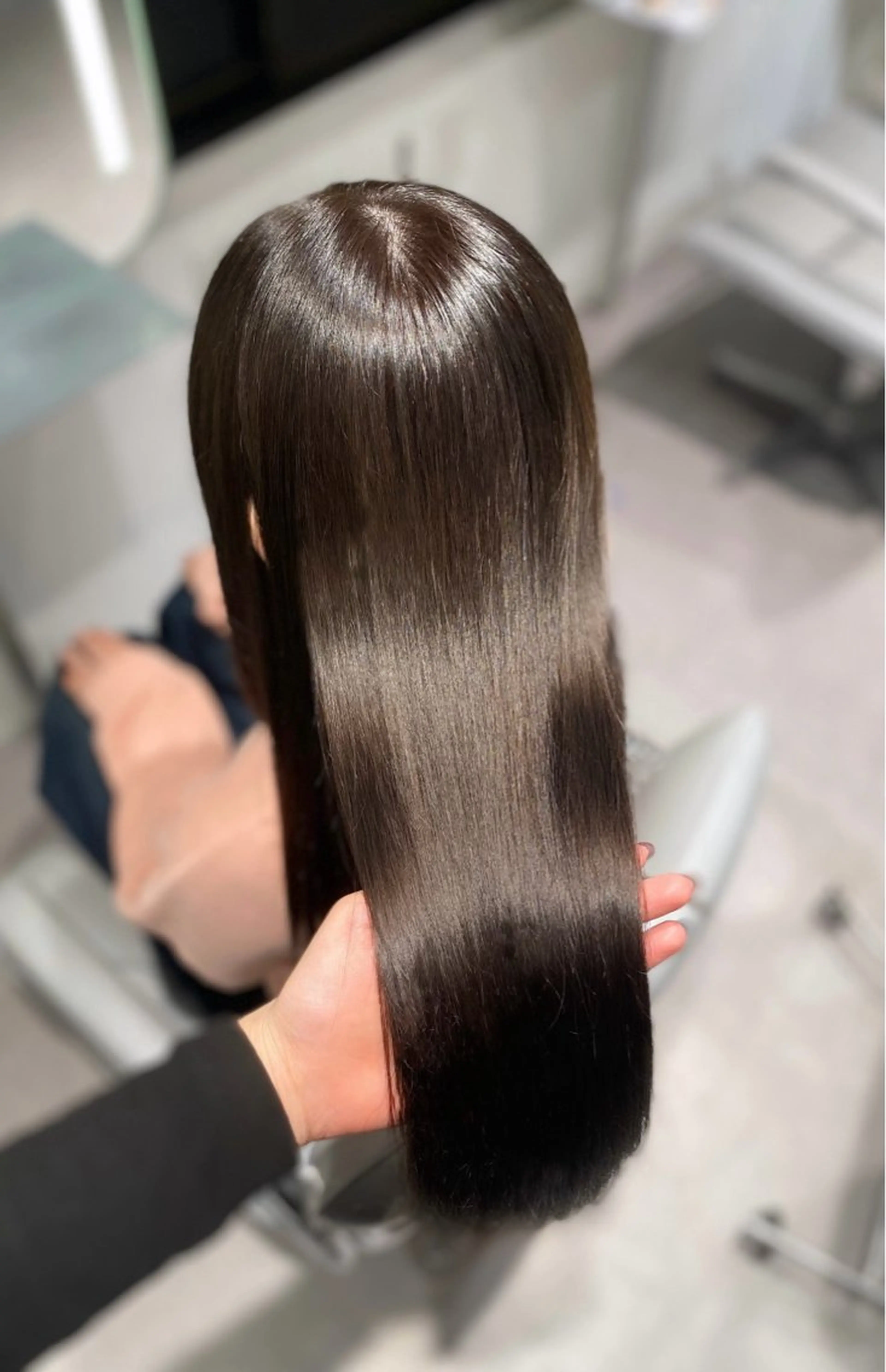 ロング ヘアカラー トリートメント 川村 歩夏のヘアスタイル