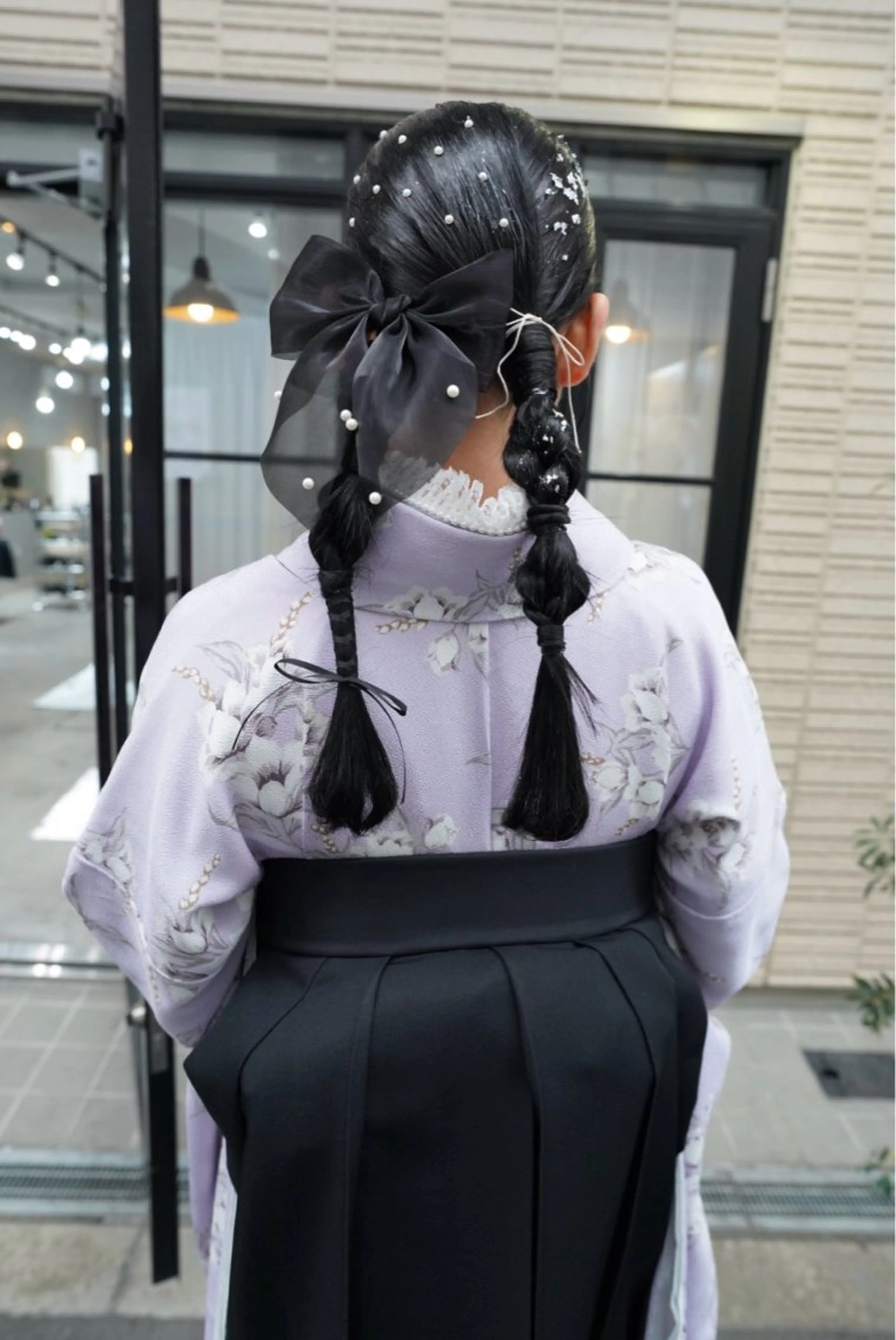 ロング ヘアアレンジ wabi【ワビ】所属・manami/ヘア セット/ハイトーンのヘアスタイル