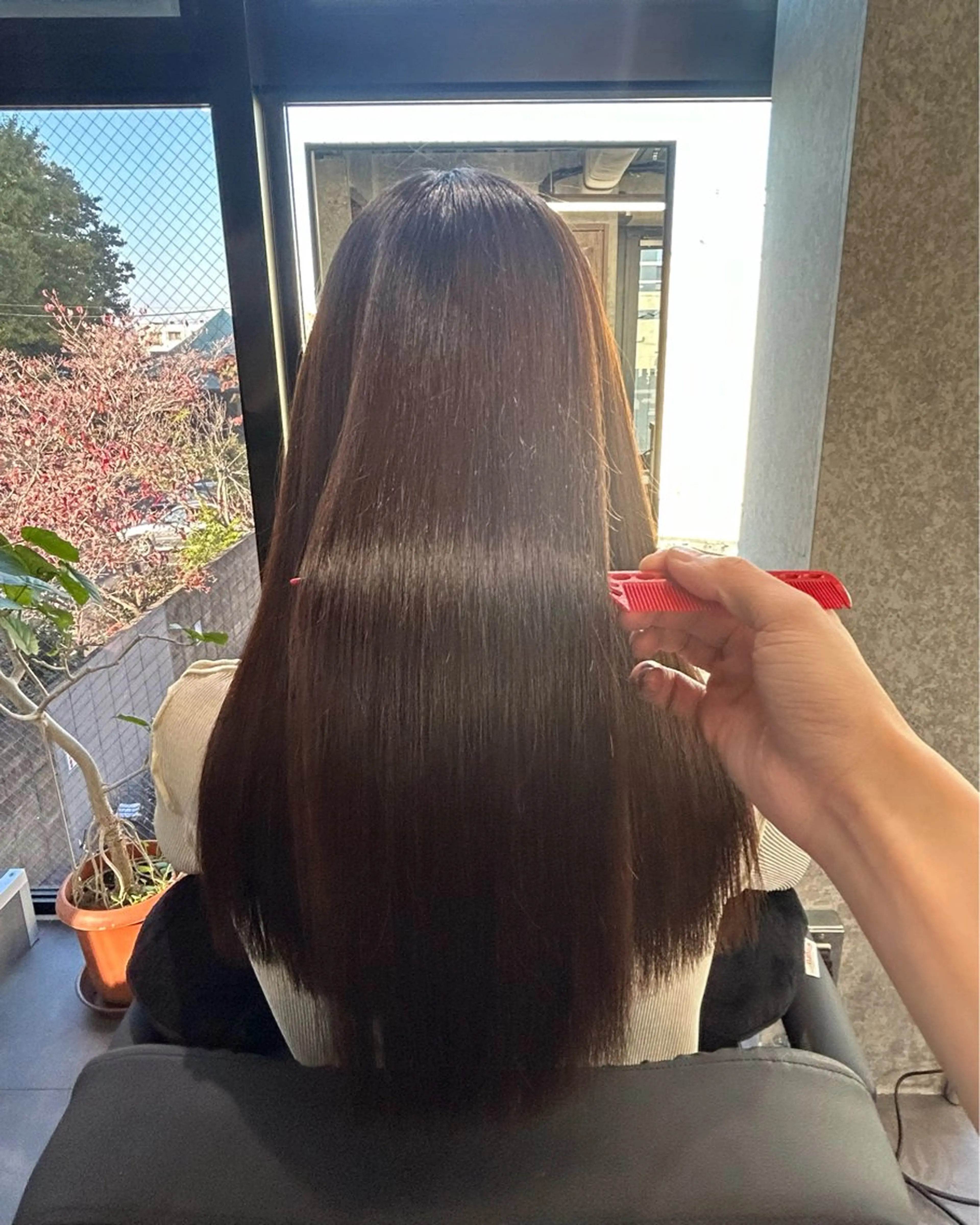 ロング ヘアカラー トリートメント ヘアセット モテ髪提案します💕 髪質改善宗一郎のヘアスタイル