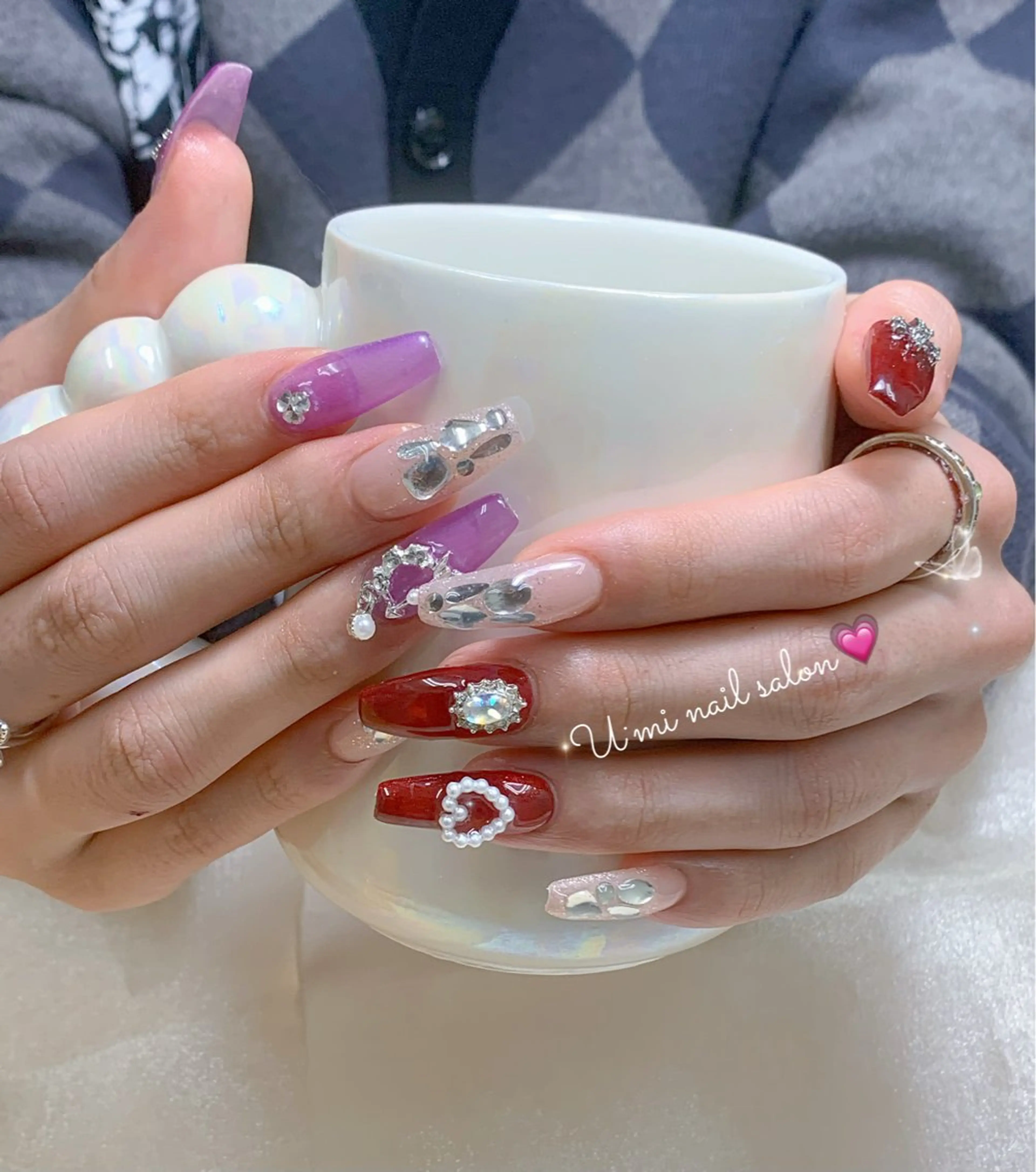 ネイル 持ち込み ハンドネイル U·Mi nail salon所属・U·Mi 上野御徒町容のネイルデザイン