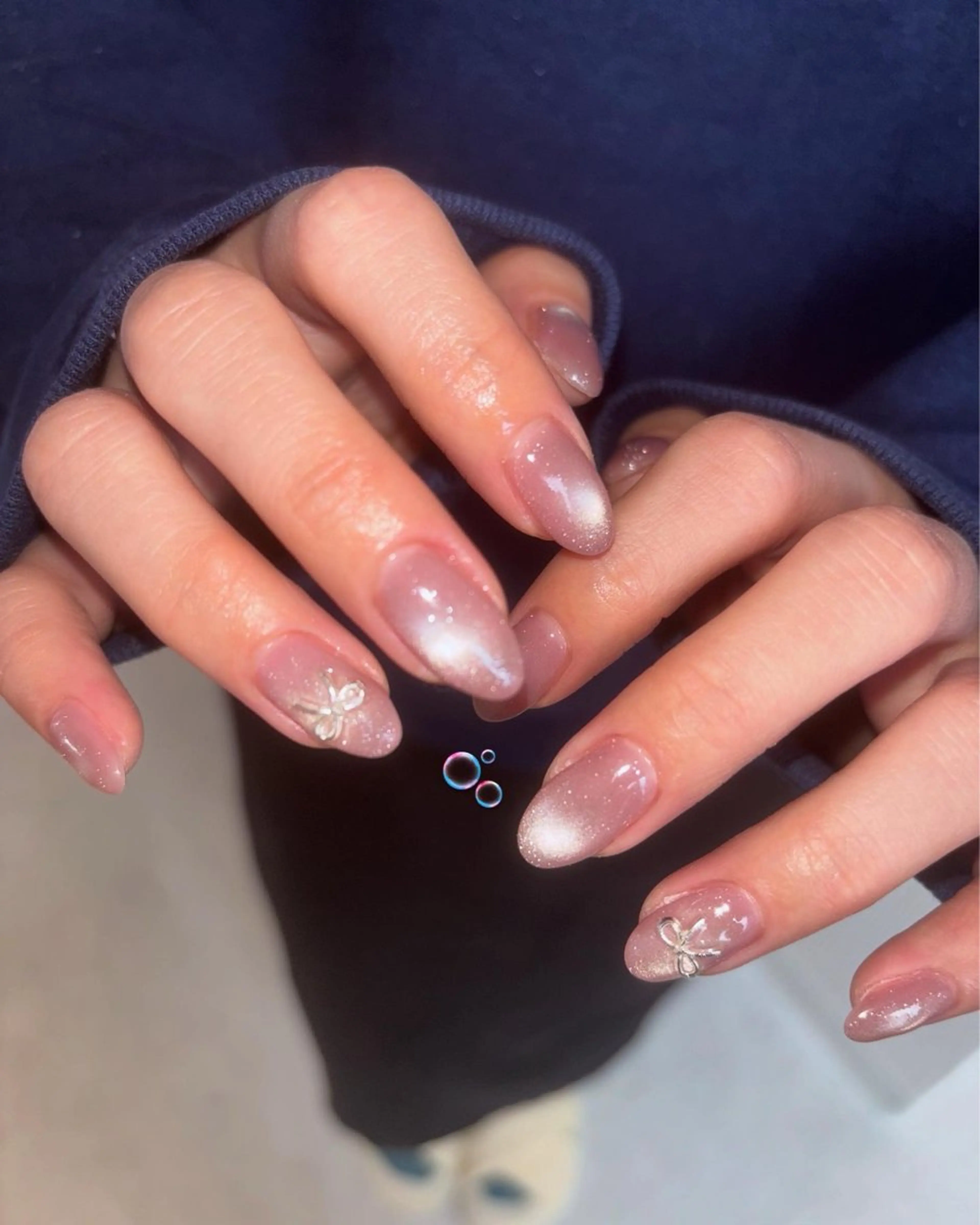 ネイル 氷ネイル・うるうるネイル ハンドネイル Hanana Nail所属・Hanana Nail Hanaのネイルデザイン