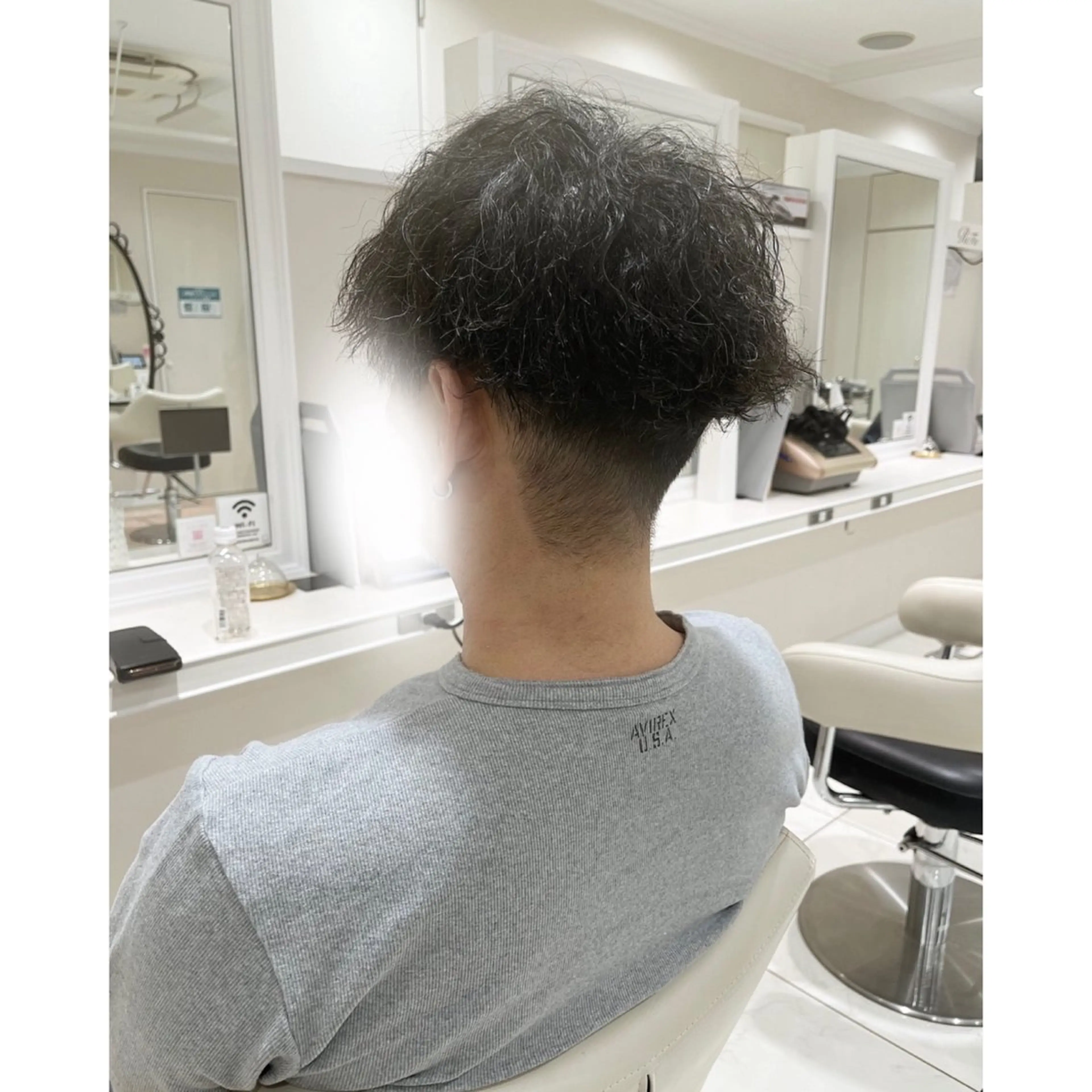 メンズ パーマ 韓国ヘア 🎀中川綾乃🎀のヘアスタイル