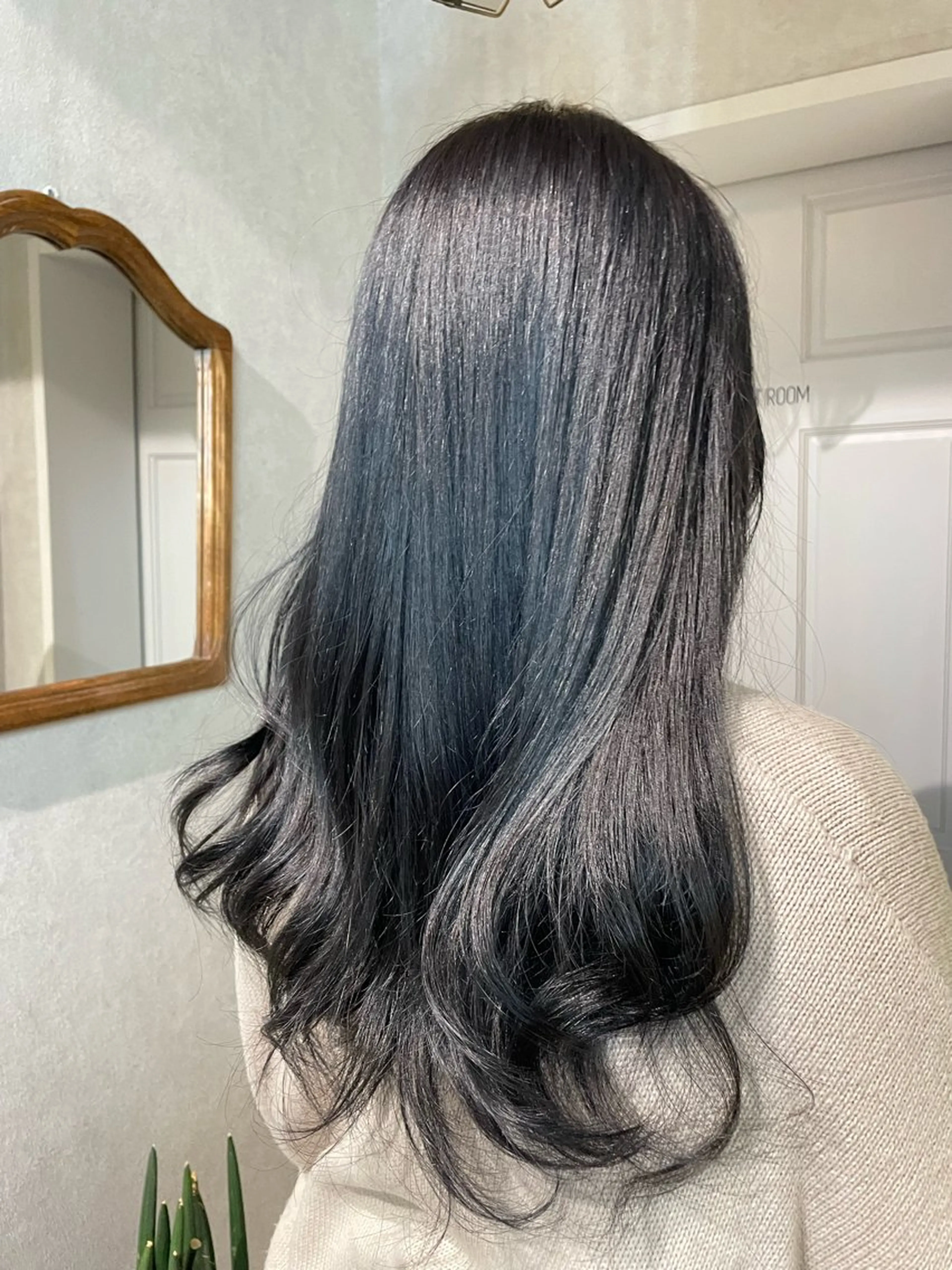 セミロング カラー 透明感カラー ヘアカラー ナチュラル透明感🌱 小山美樹子のヘアスタイル