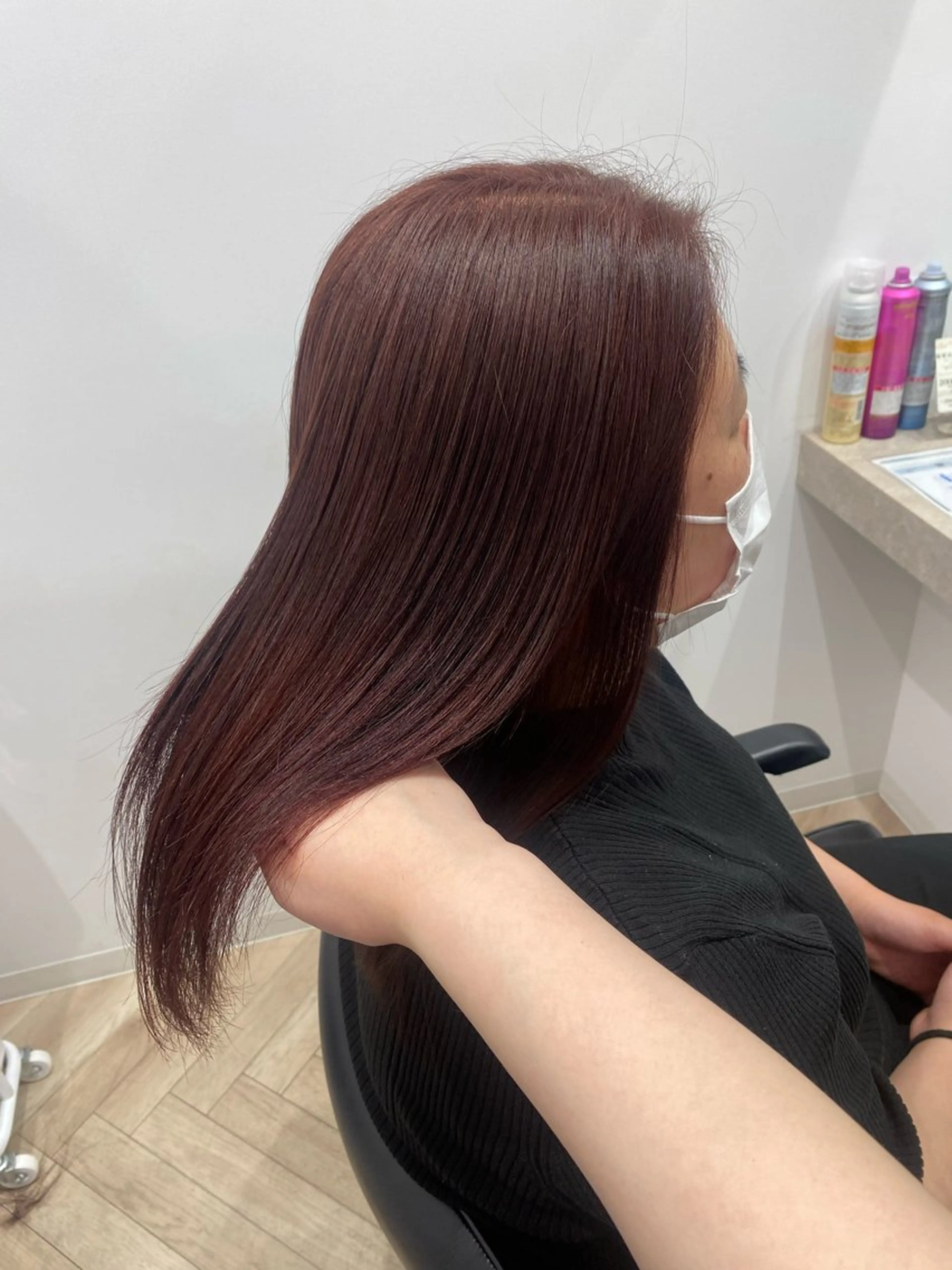 ミディアム カラー 🍑艶髪✖️暖色系 ✨momoka🍑のヘアスタイル