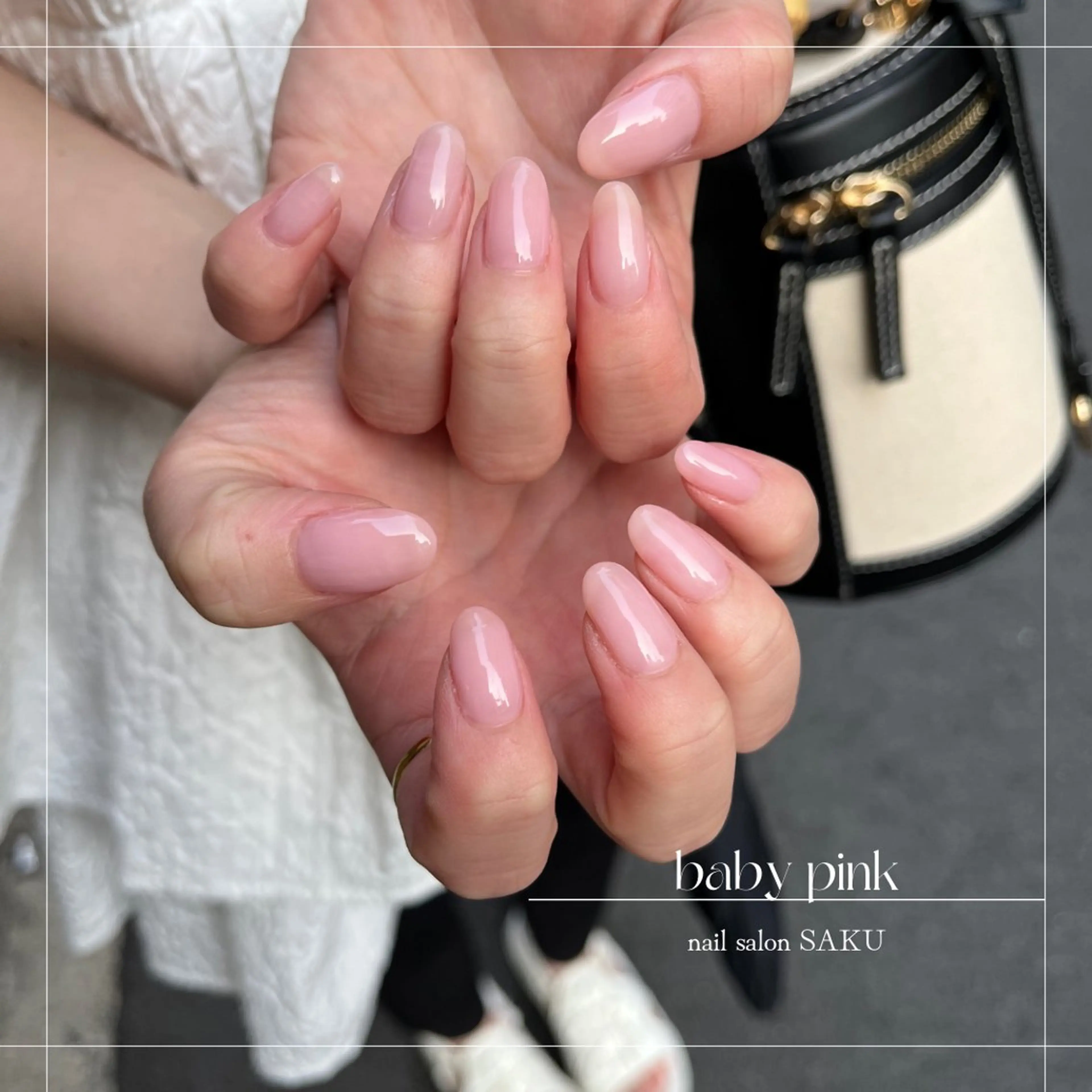 ネイル ニュアンスネイル シンプルネイル ハンドネイル SAKU  nail[サクネイル]所属・SAKU nail 作島茜のネイルデザイン