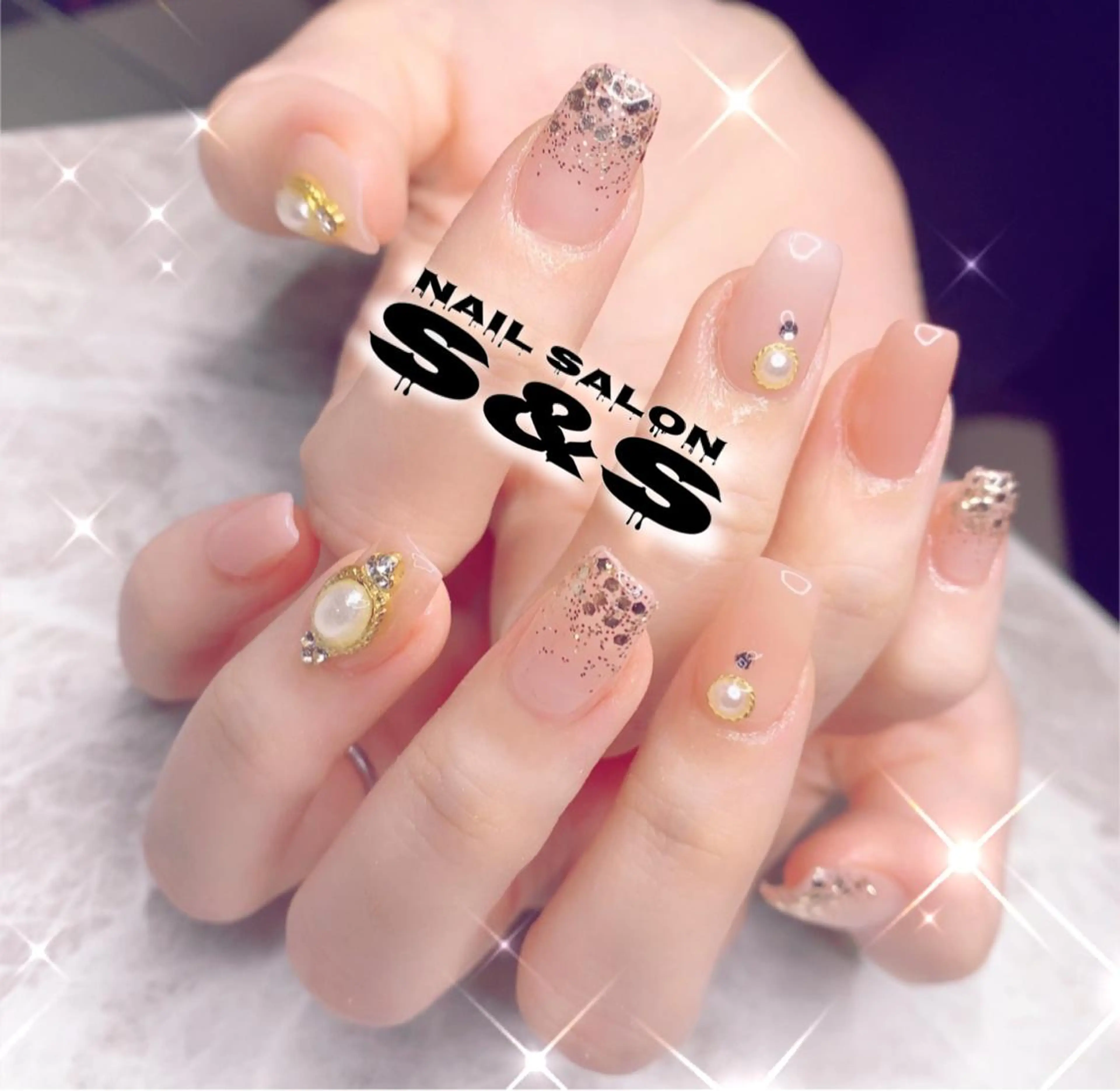 ネイル 長さ出し メンズネイル 持ち込み スカルプネイル S&S 村田小百合のネイルデザイン