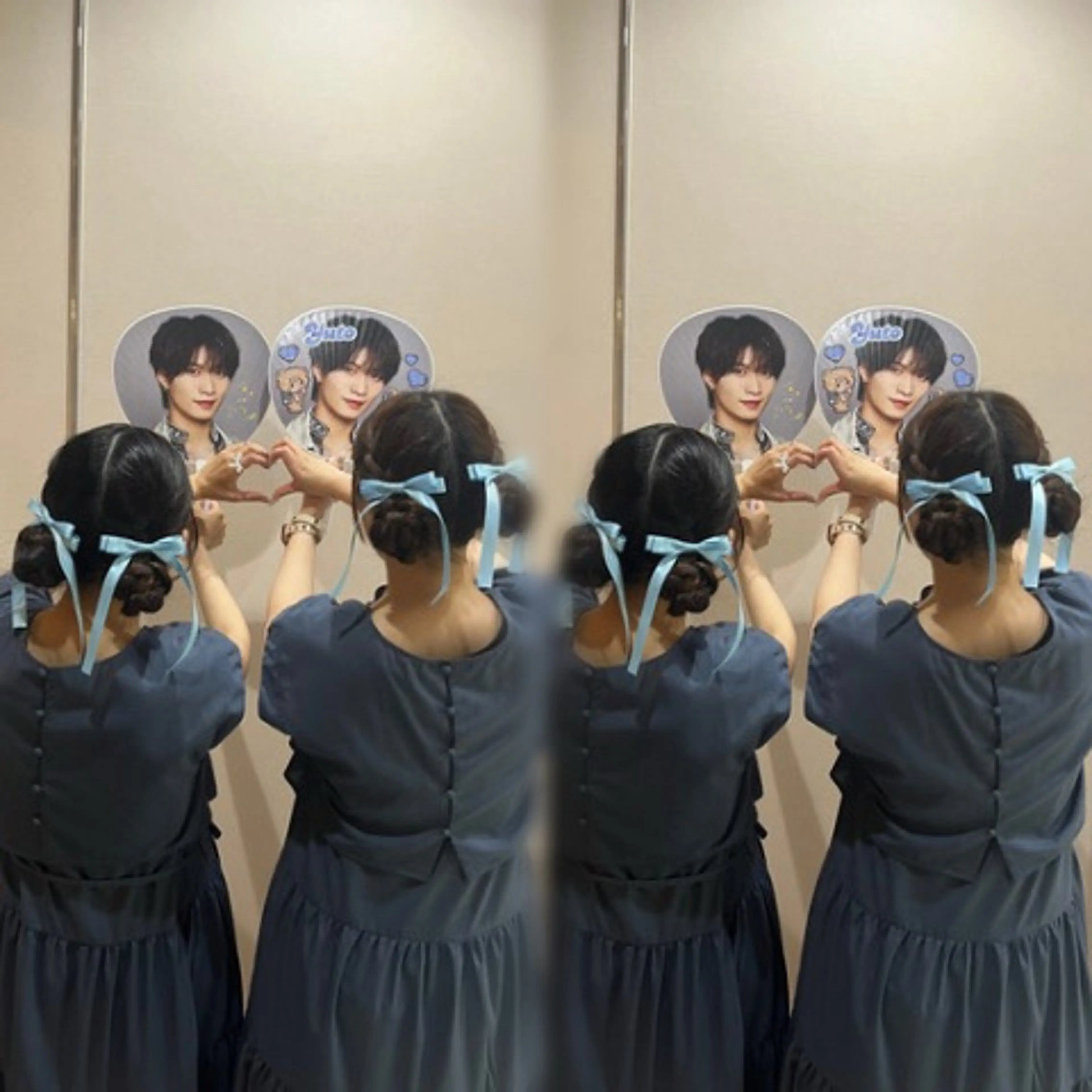 ヘアアレンジ お団子ヘア Zina天神 mona🩵のヘアスタイル